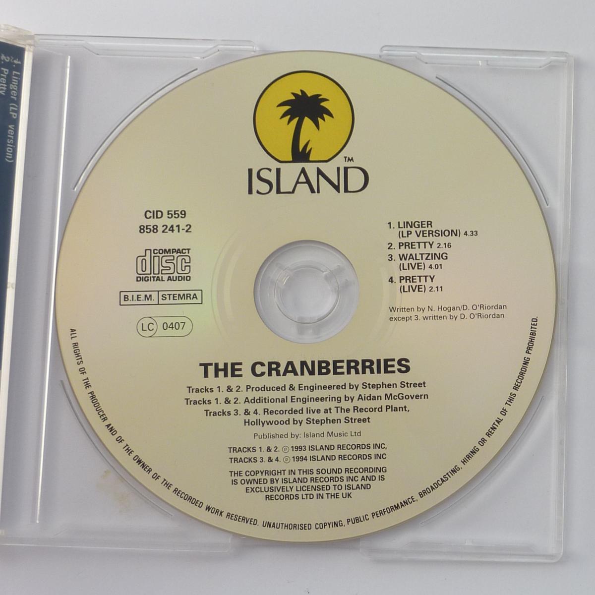 The Cranberries Linger CD Single