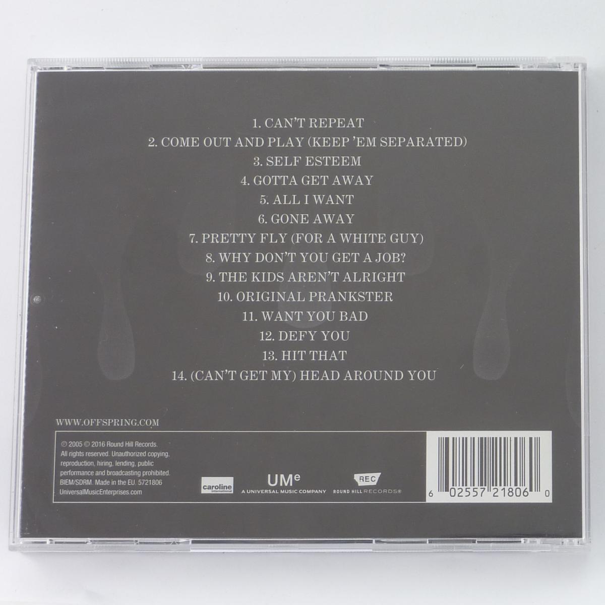 The Offspring Greatest Hits CD Compilation Reissue