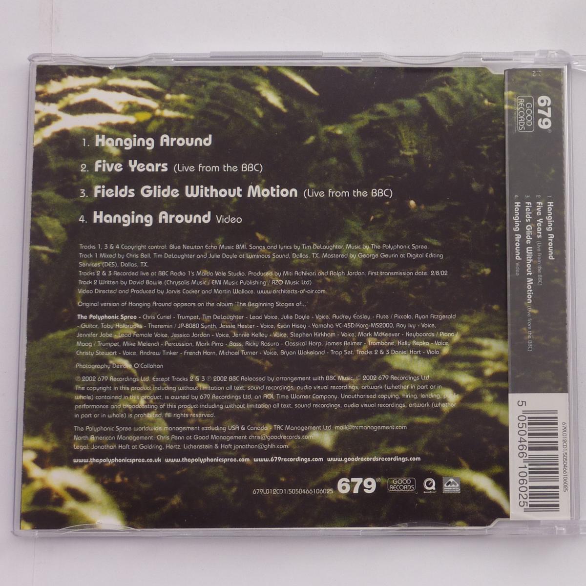 The Polyphonic Spree Hanging Around CD Single Enhanced CD1