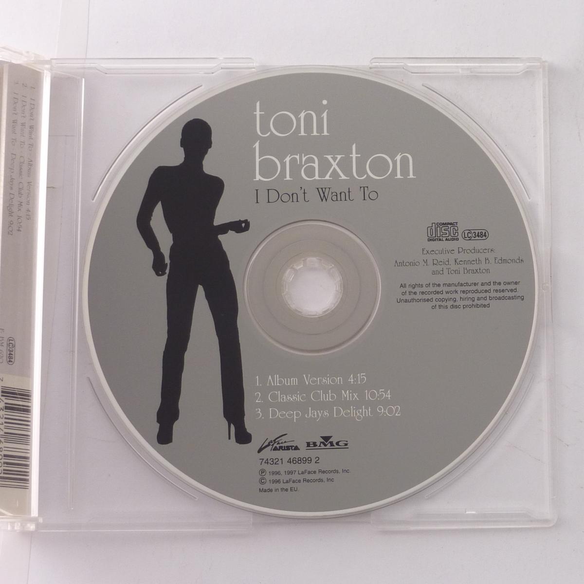 Toni Braxton I Don't Want To CD Single CD2