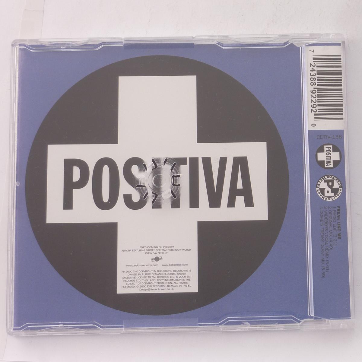 Tru Faith & Dub Conspiracy Freak Like Me CD Single