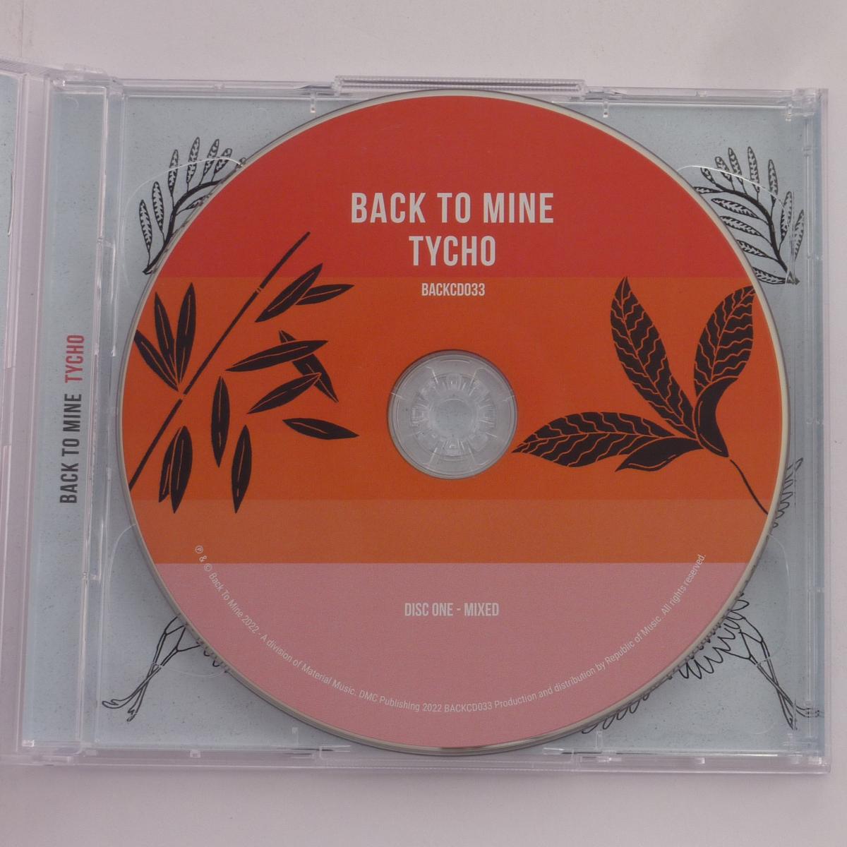 Tycho Back To Mine CD Mixed CD Compilation
