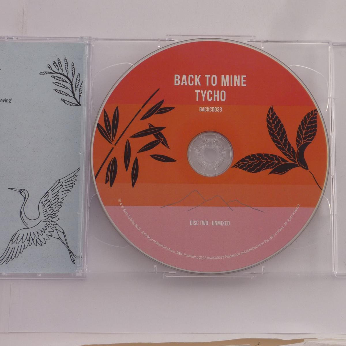 Tycho Back To Mine CD Mixed CD Compilation