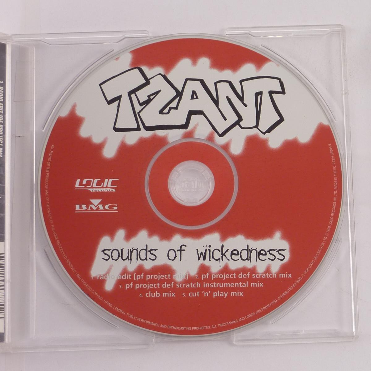 Tzant Feat. The Original ODC. MC Sounds Of Wickedness CD Single