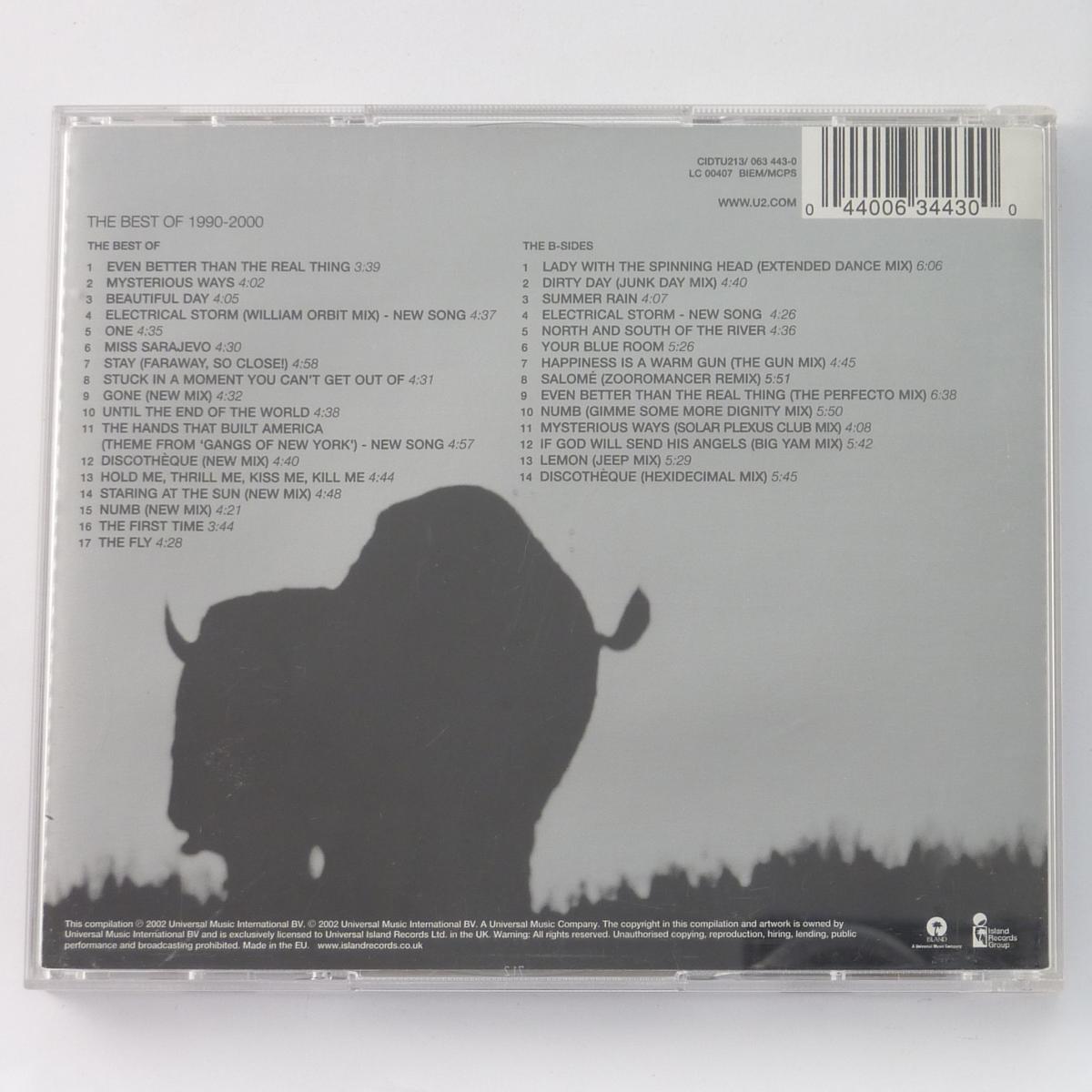 U2 The Best Of 1990-2000 & B-Sides 2 × CD Compilation Stereo
