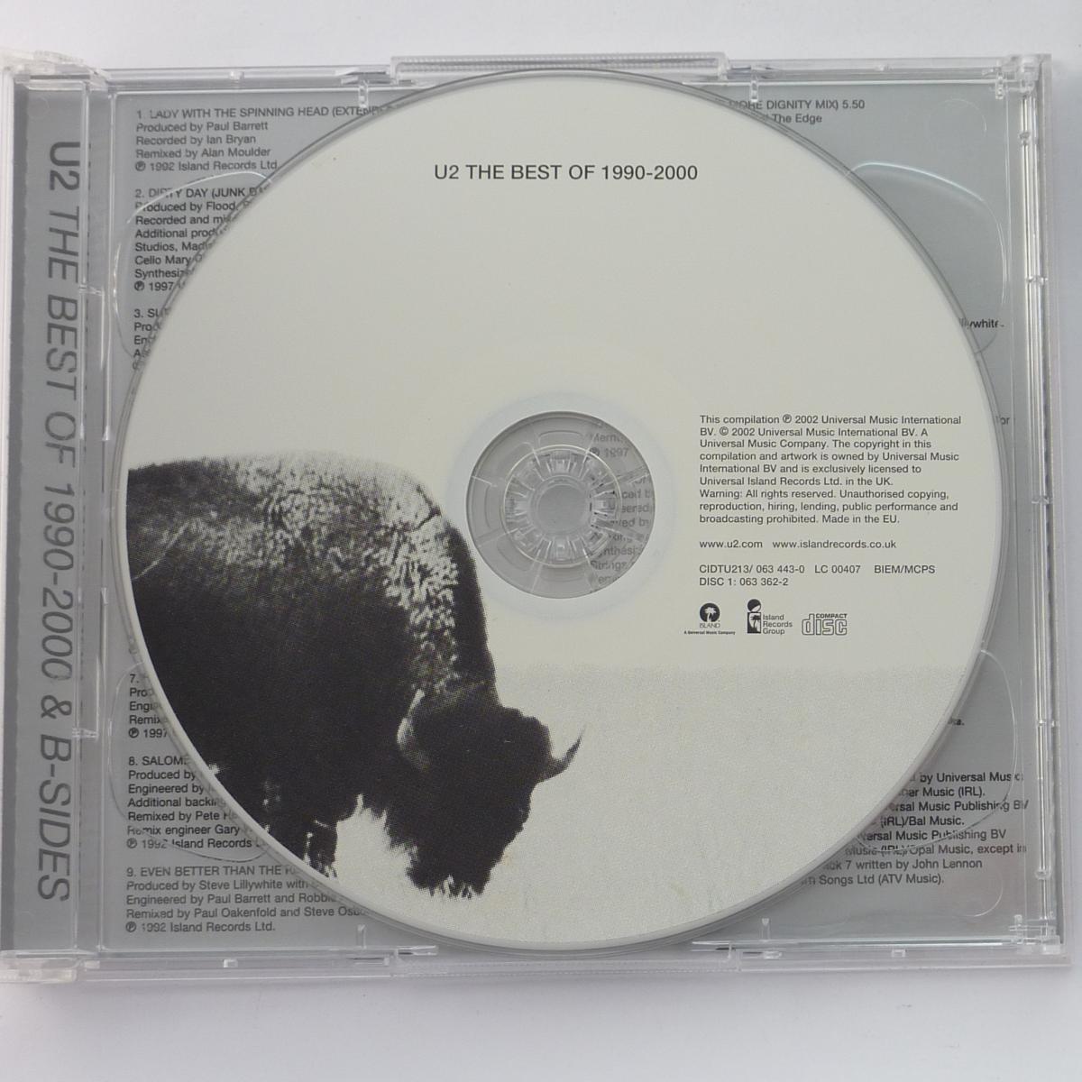 U2 The Best Of 1990-2000 & B-Sides 2 × CD Compilation Stereo