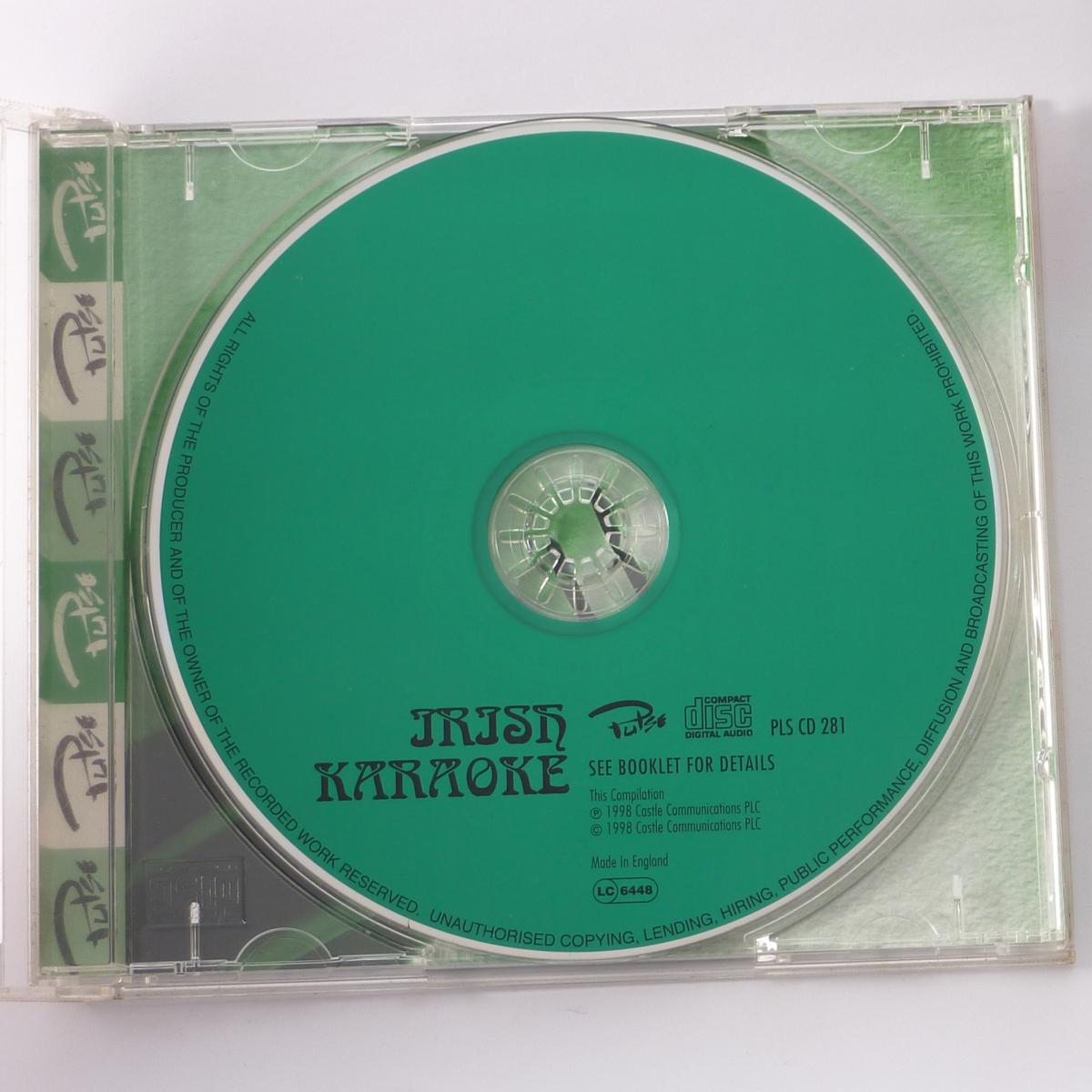 Unknown Artist Irish Karaoke Favourites CD Album