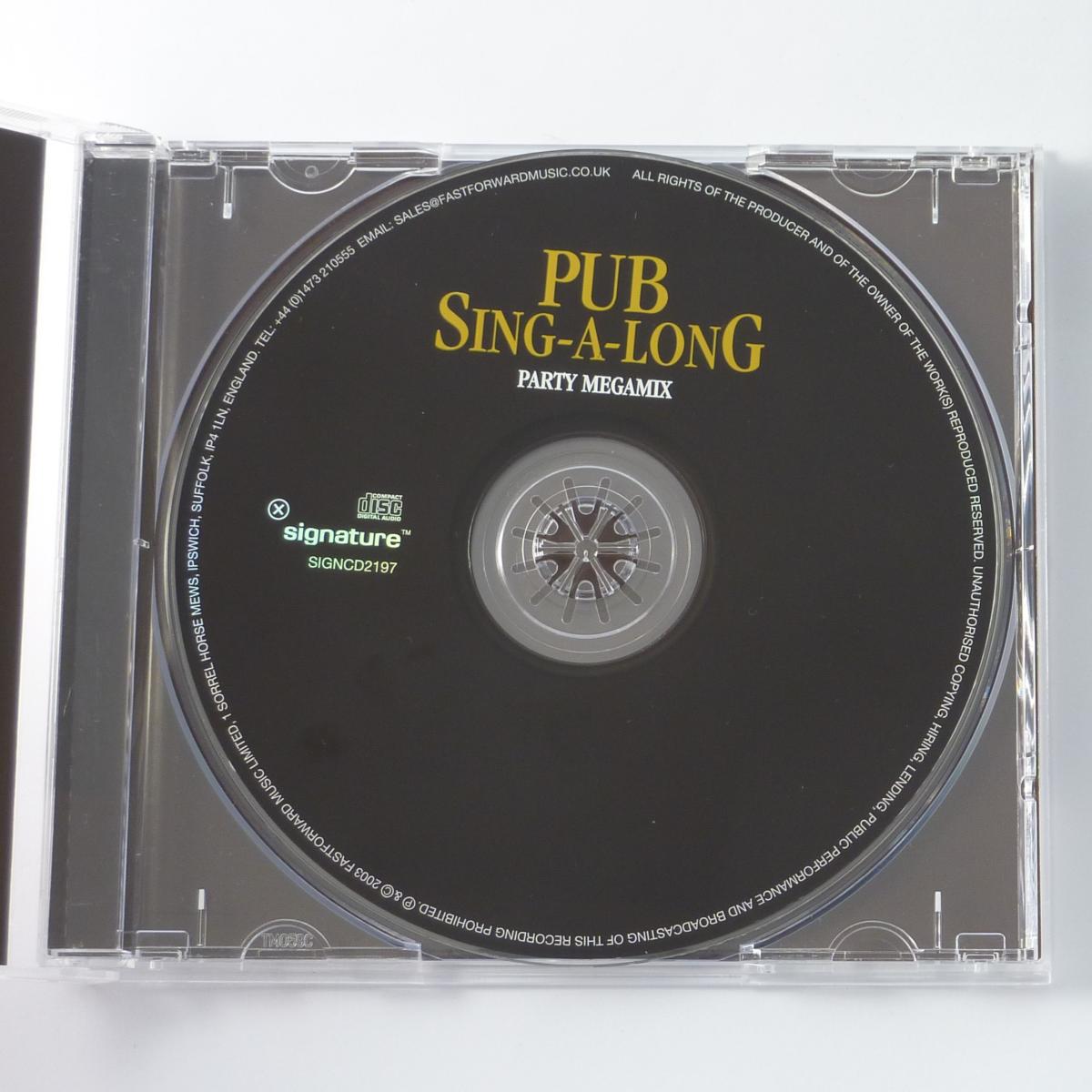 Unknown Artist Pub Sing-A-Long Party Megamix CD Mixed
