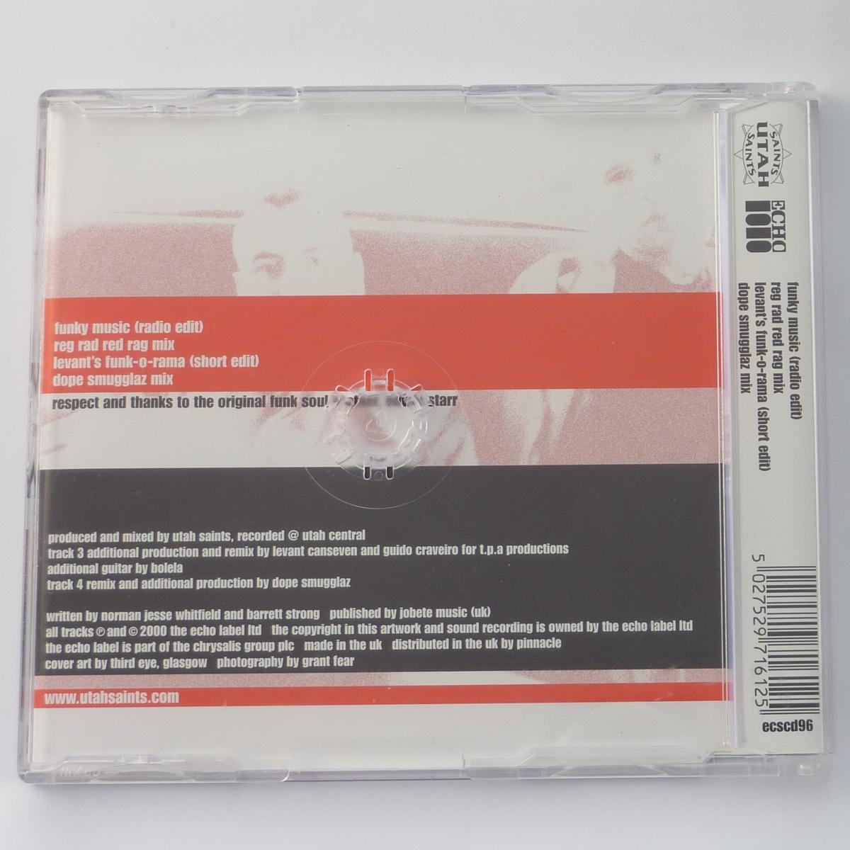 Utah Saints Funky Music CD Single CD1