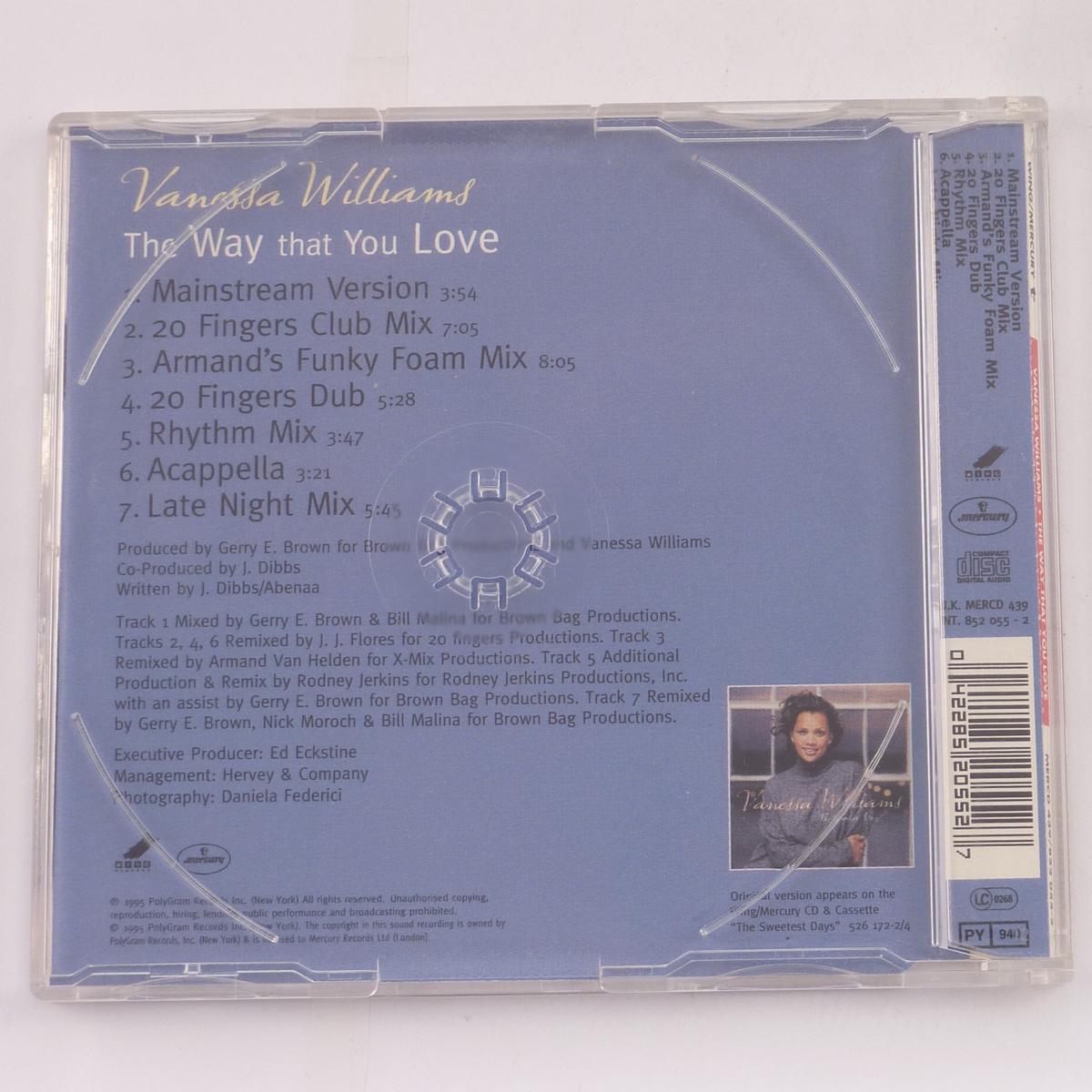 Vanessa Williams The Way That You Love CD Single