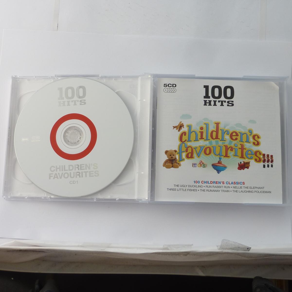 Various 100 Hits Children's Favourites 5 × CD Compilation