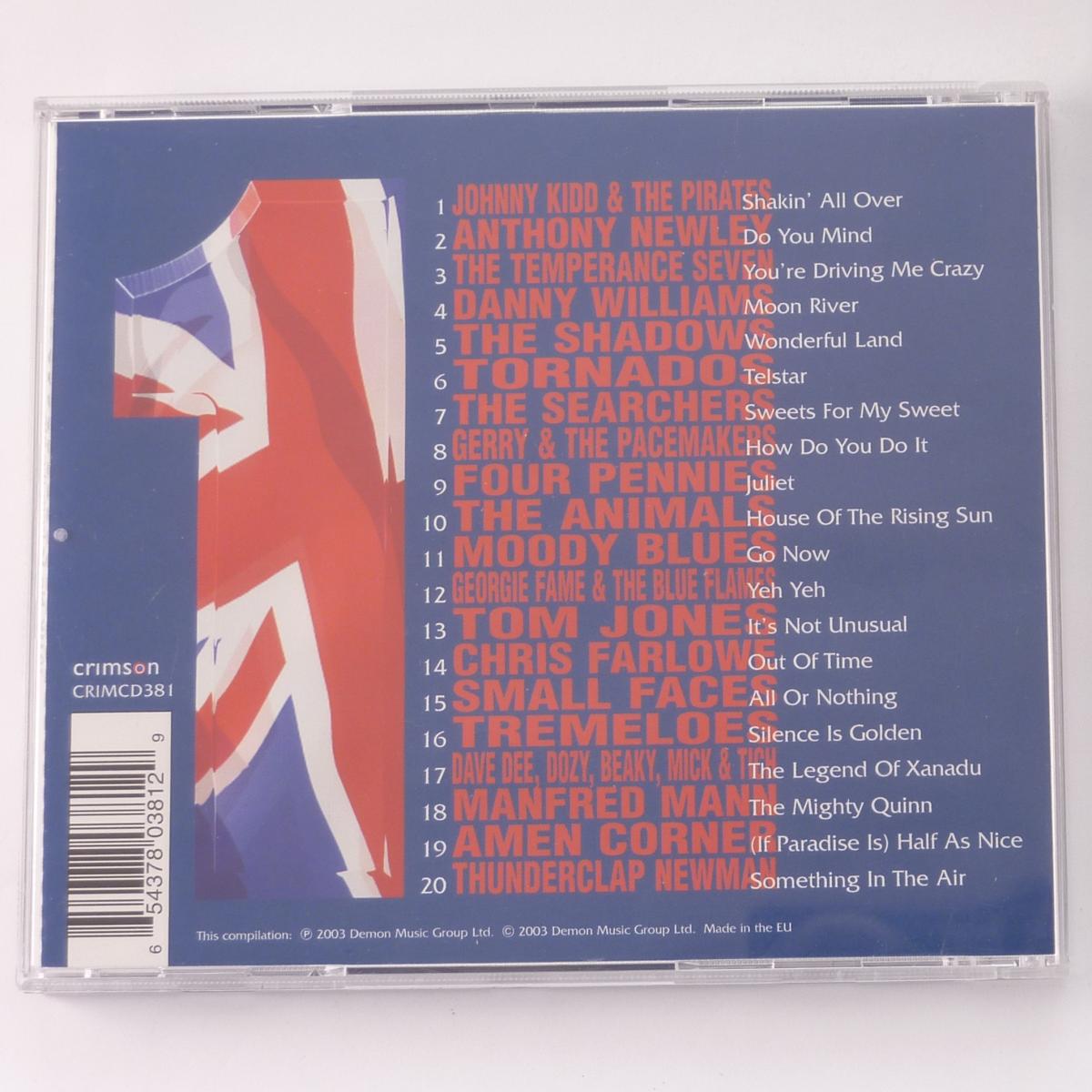 Various 20 UK No.1's From The 60's CD Compilation