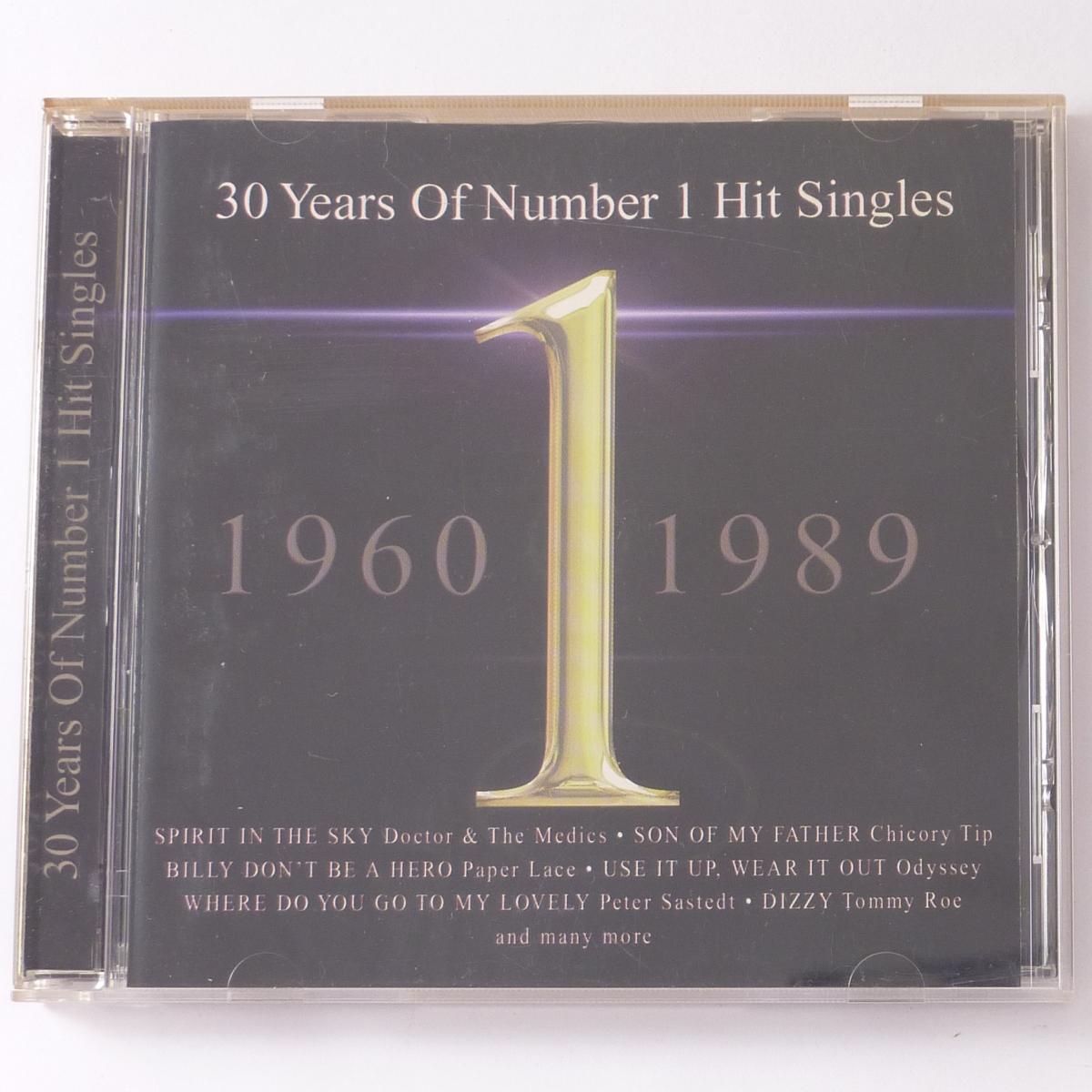 Various 30 Years Of Number 1 Hit Singles 1960 1989 CD Compilation