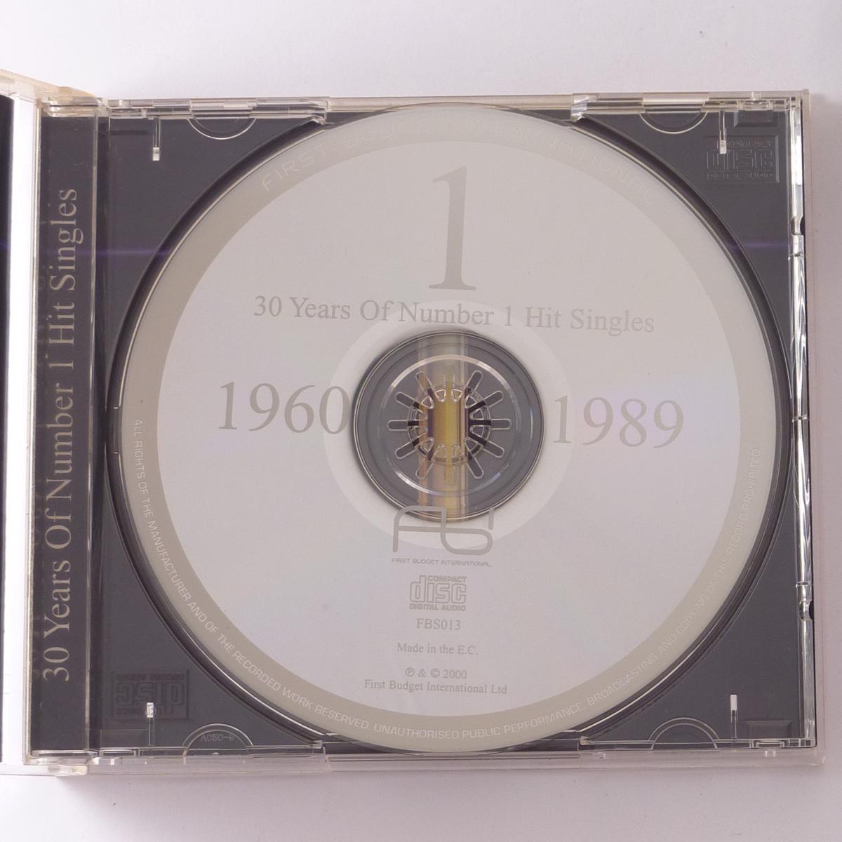 Various 30 Years Of Number 1 Hit Singles 1960 1989 CD Compilation