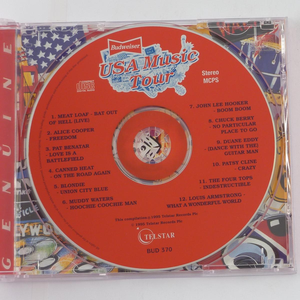 Various Budweiser USA Music Tour CD Compilation Promo Stereo