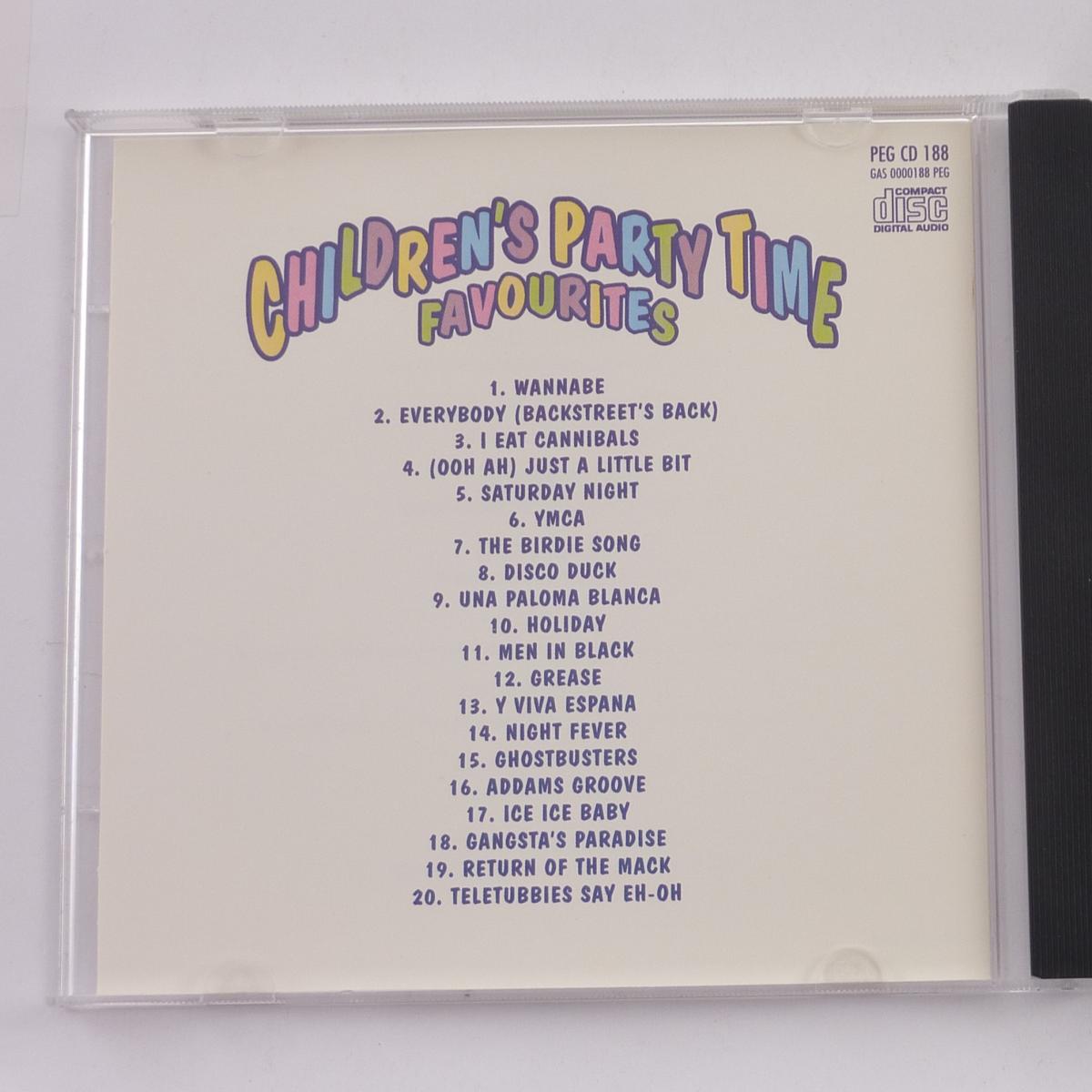 Various Children's Party Time Favourites CD Album