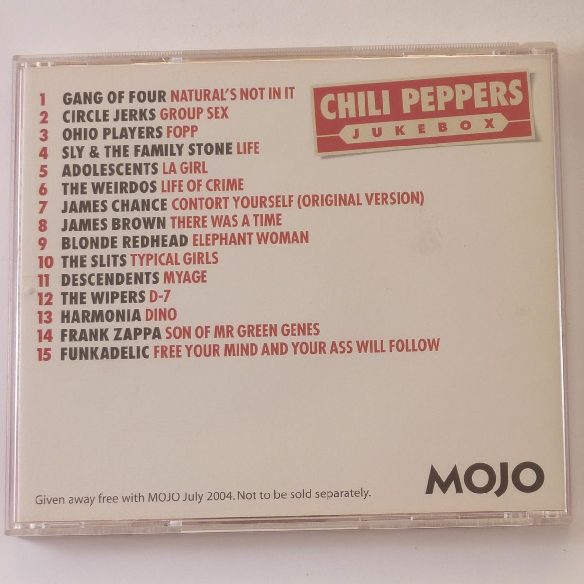 Various Chili Peppers Jukebox CD Compilation