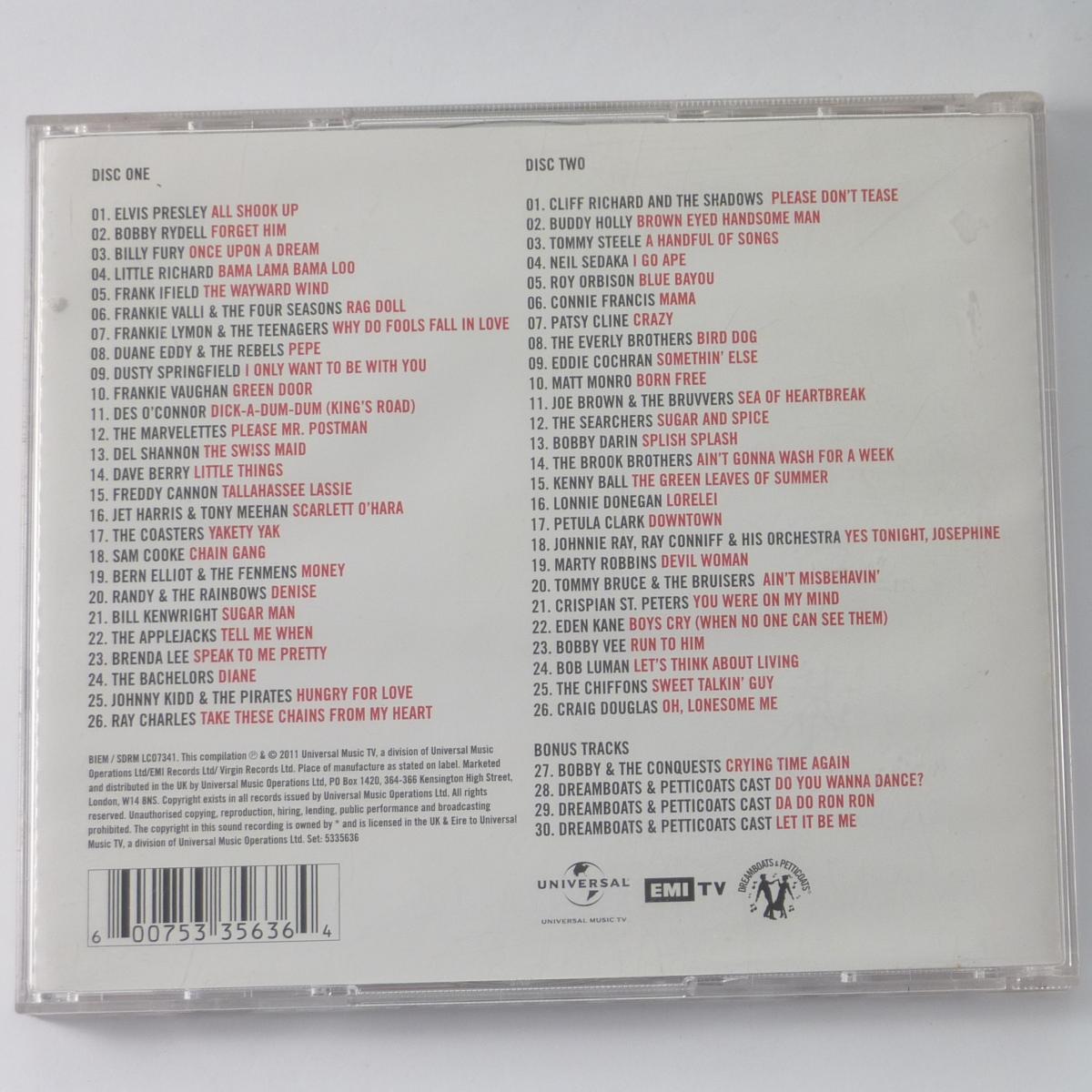 Various Dreamboats And Petticoats Five Coffee Bars And Candy 2 × CD Compilation