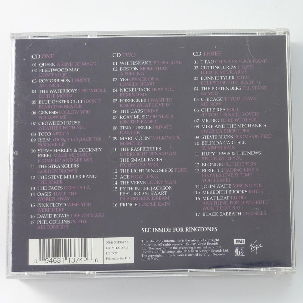 Various Driving Rock Ballads 3 × CD Album Compilation Stereo