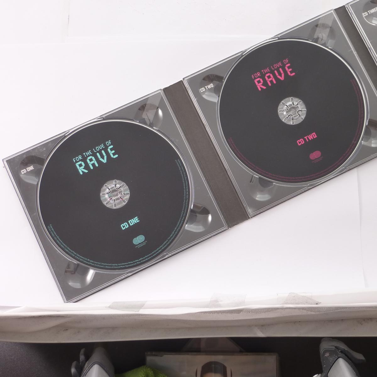 Various For The Love Of Rave 3 × CD Compilation Mixed