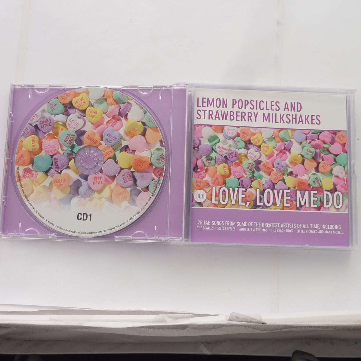 Various Lemon Popsicles And Strawberry Milkshakes: Love, Love Me Do 3 × CD Compilation