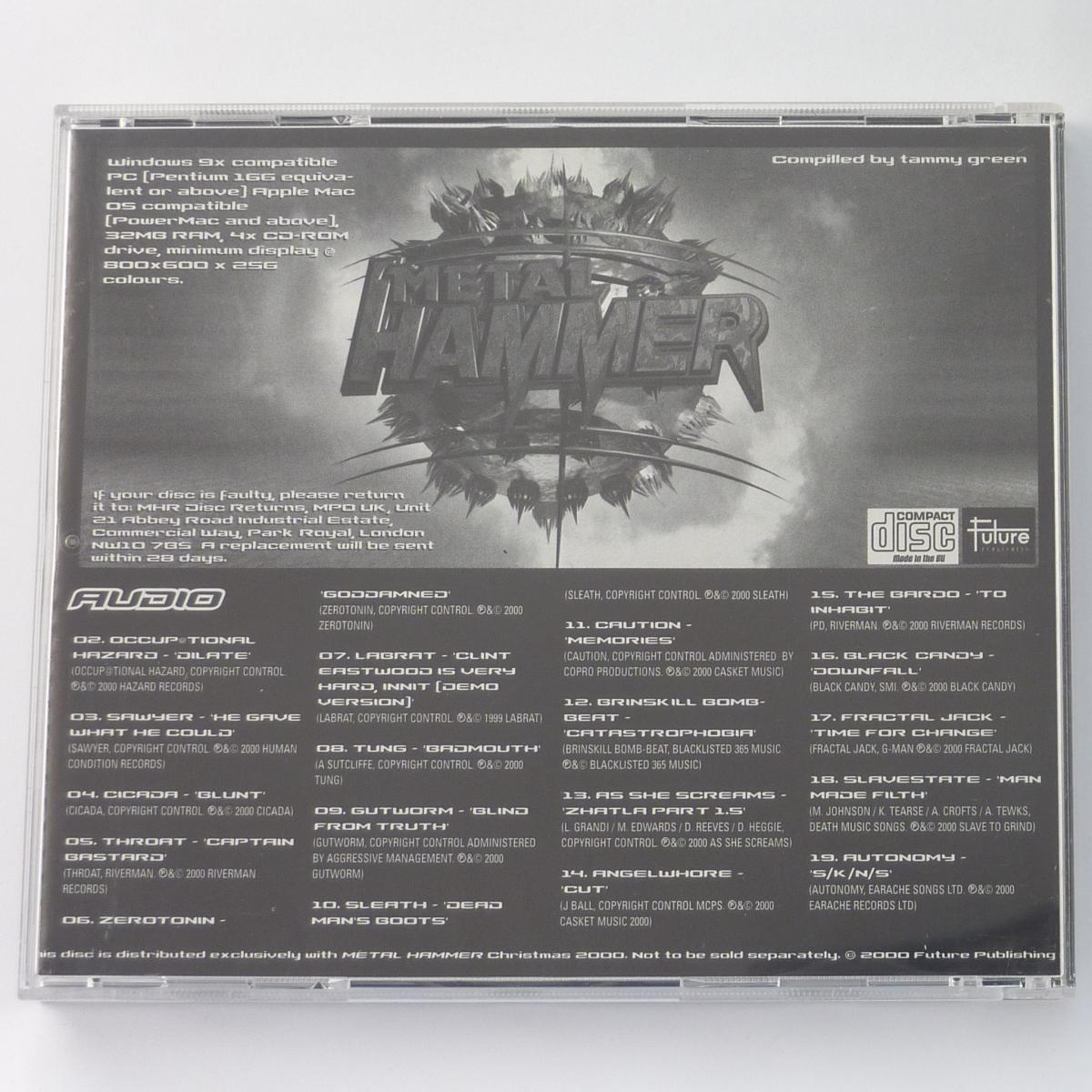 Various Metal Hammer Issue 82 Christmas 2000 CD Enhanced Compilation