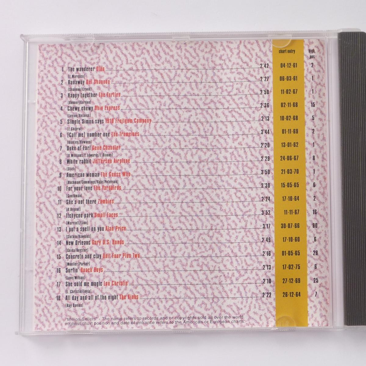 Various Million Sellers The Sixties 5 CD Compilation