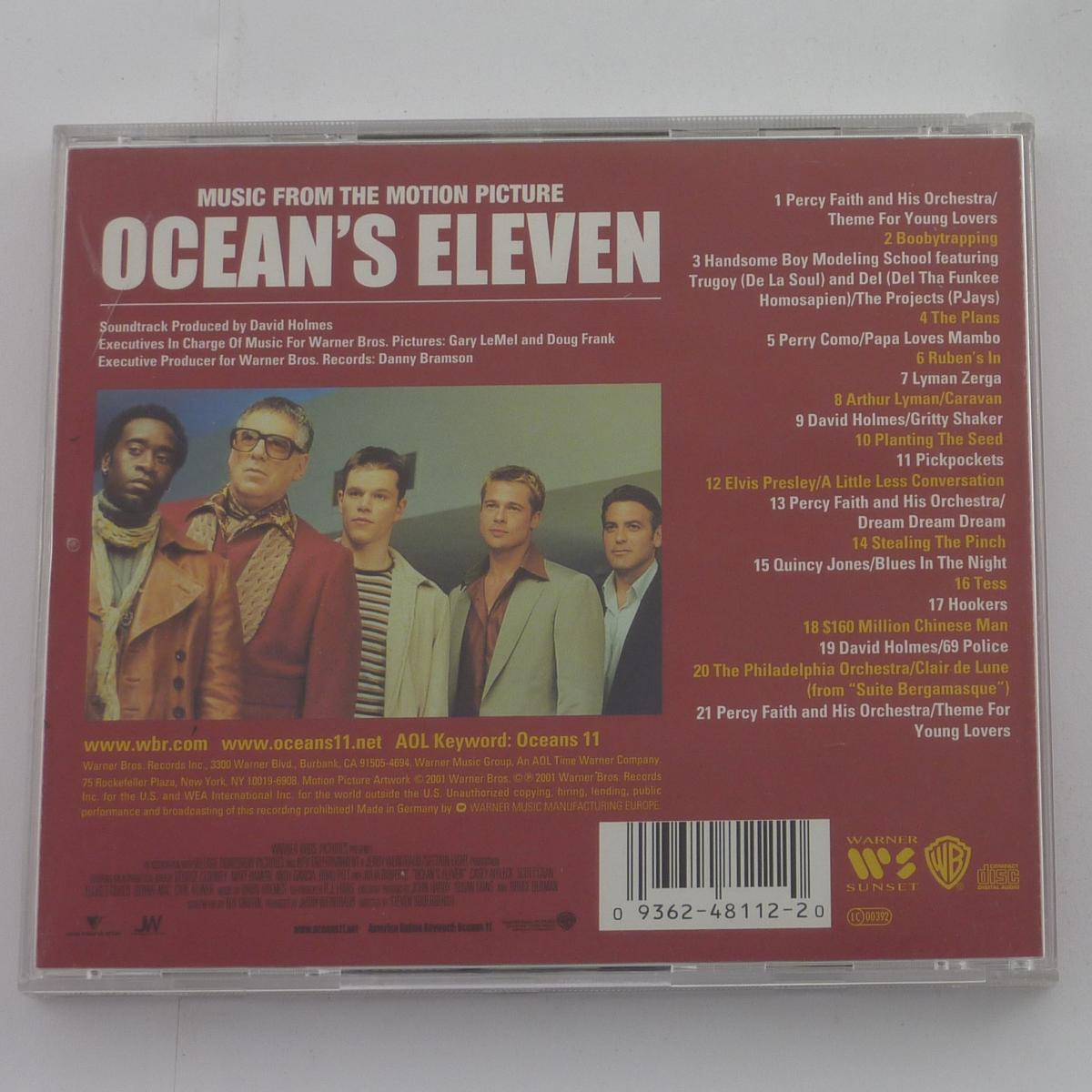Various Music From The Motion Picture Ocean's Eleven CD Compilation