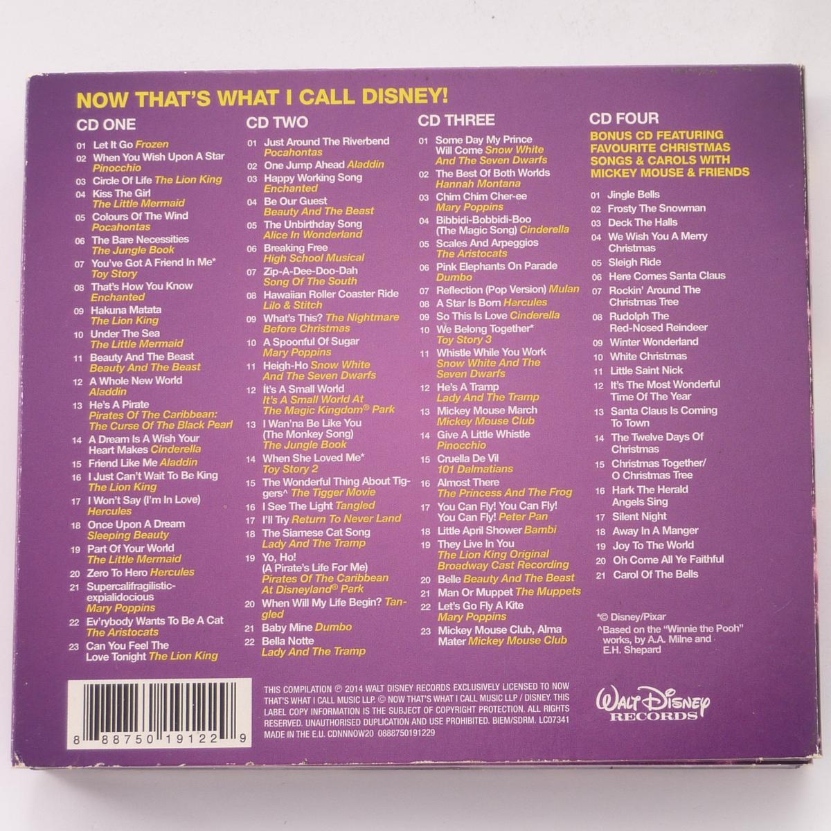 Various Now That's What I Call Disney! 4 × CD Compilation Stereo