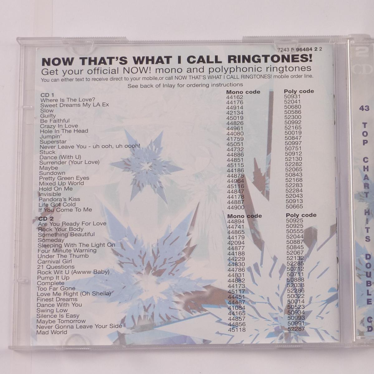 Various Now That's What I Call Music! 56 2 × CD Album Compilation Stereo