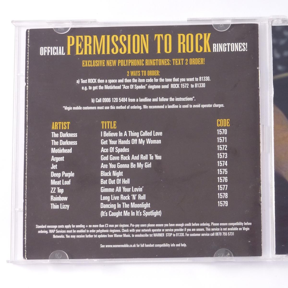 Various Permission To Rock CD Compilation CD Compilation Enhanced All Media