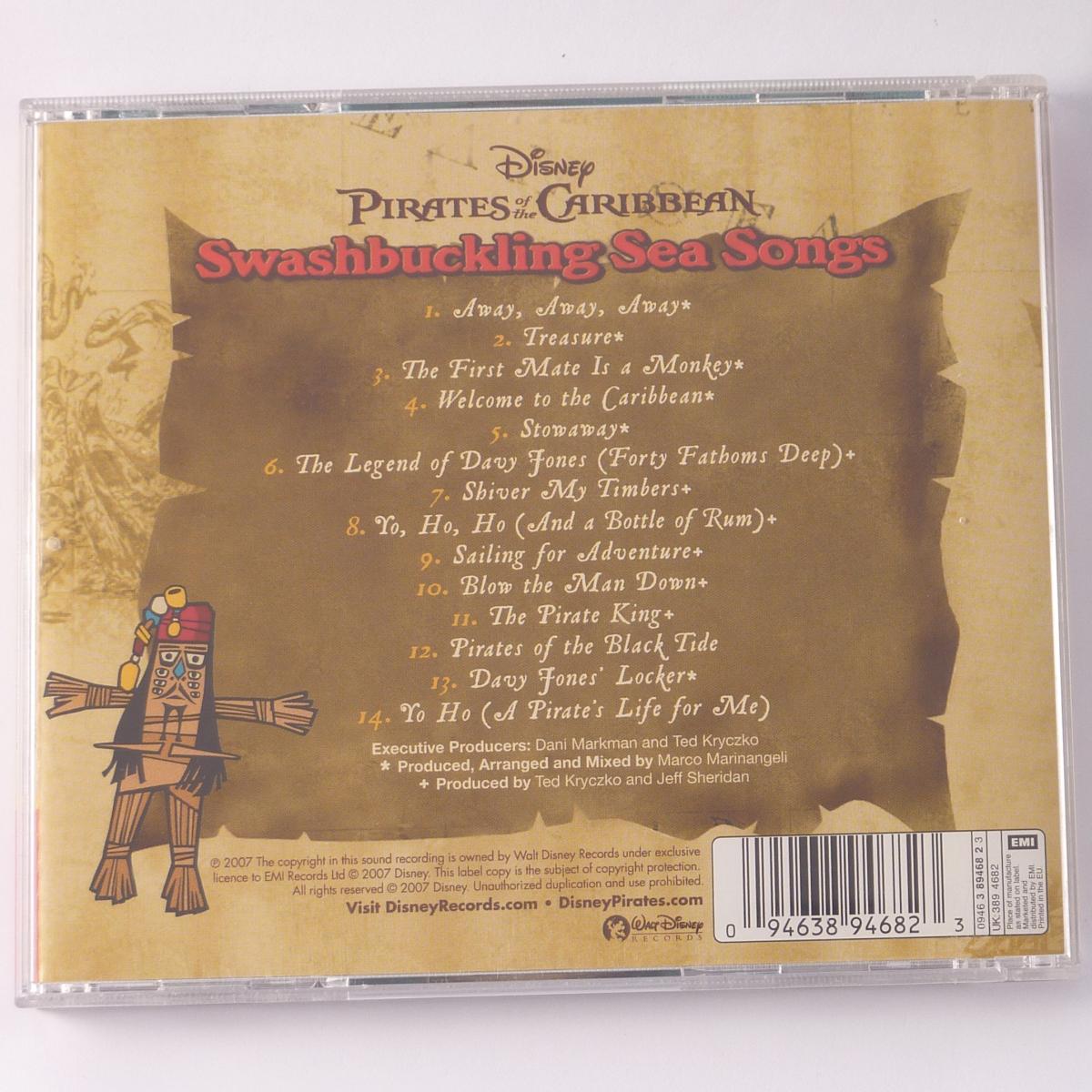 Various Pirates Of The Caribbean: Swashbuckling Sea Songs CD Album