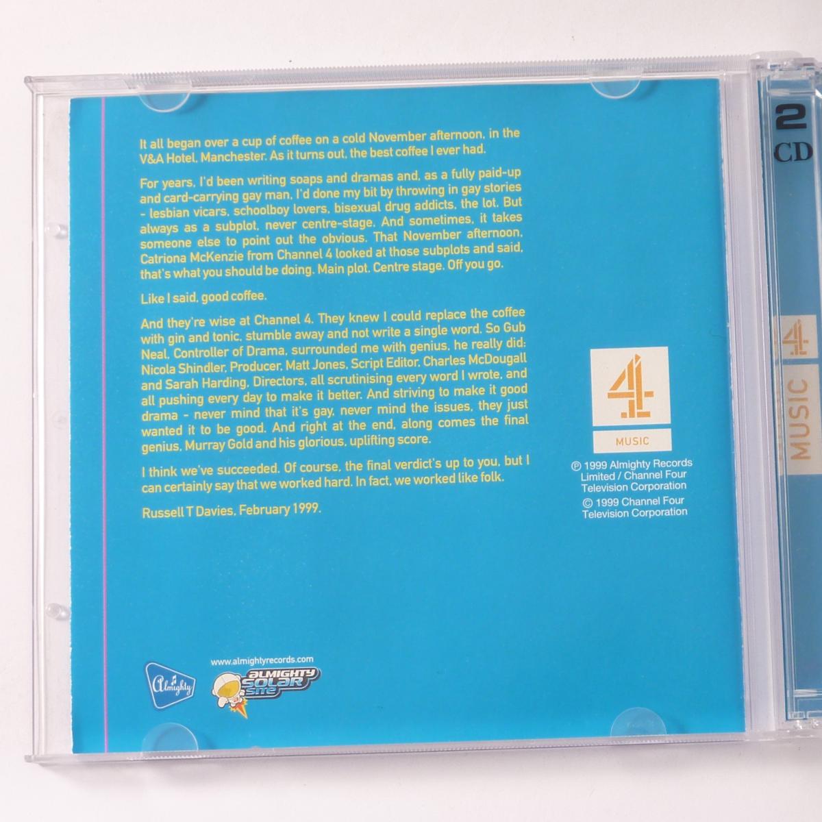 Various Queer As Folk - The Whole Love Thing. Sorted. CD Album CD Album Mixed