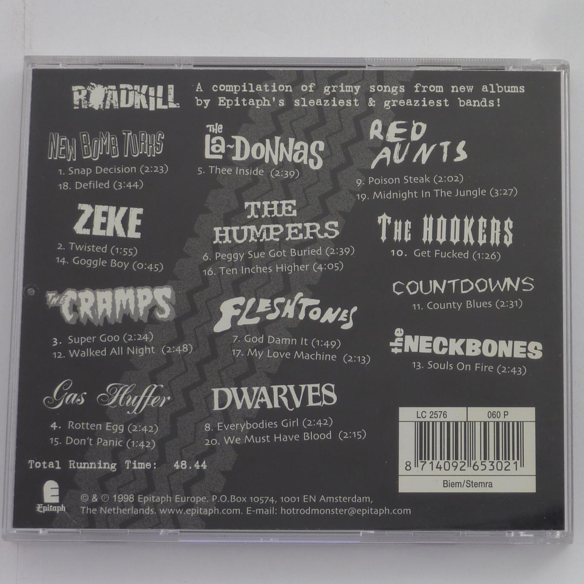 Various Roadkill - Sleazy & Greazy CD Compilation