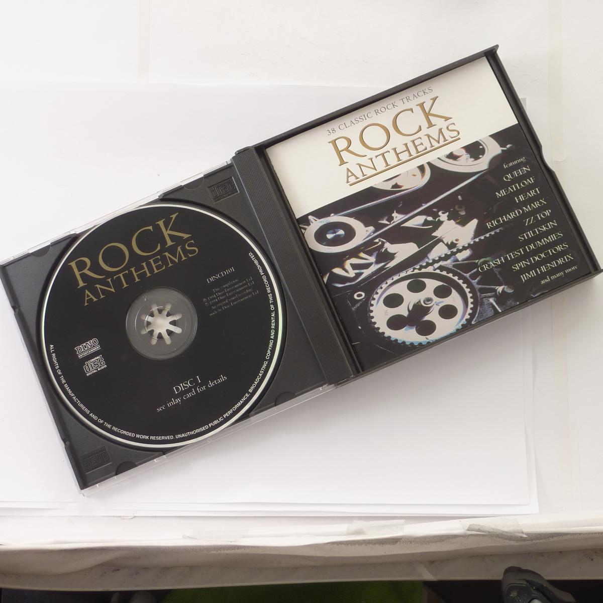 Various Rock Anthems 2 × CD Compilation Stereo ODC