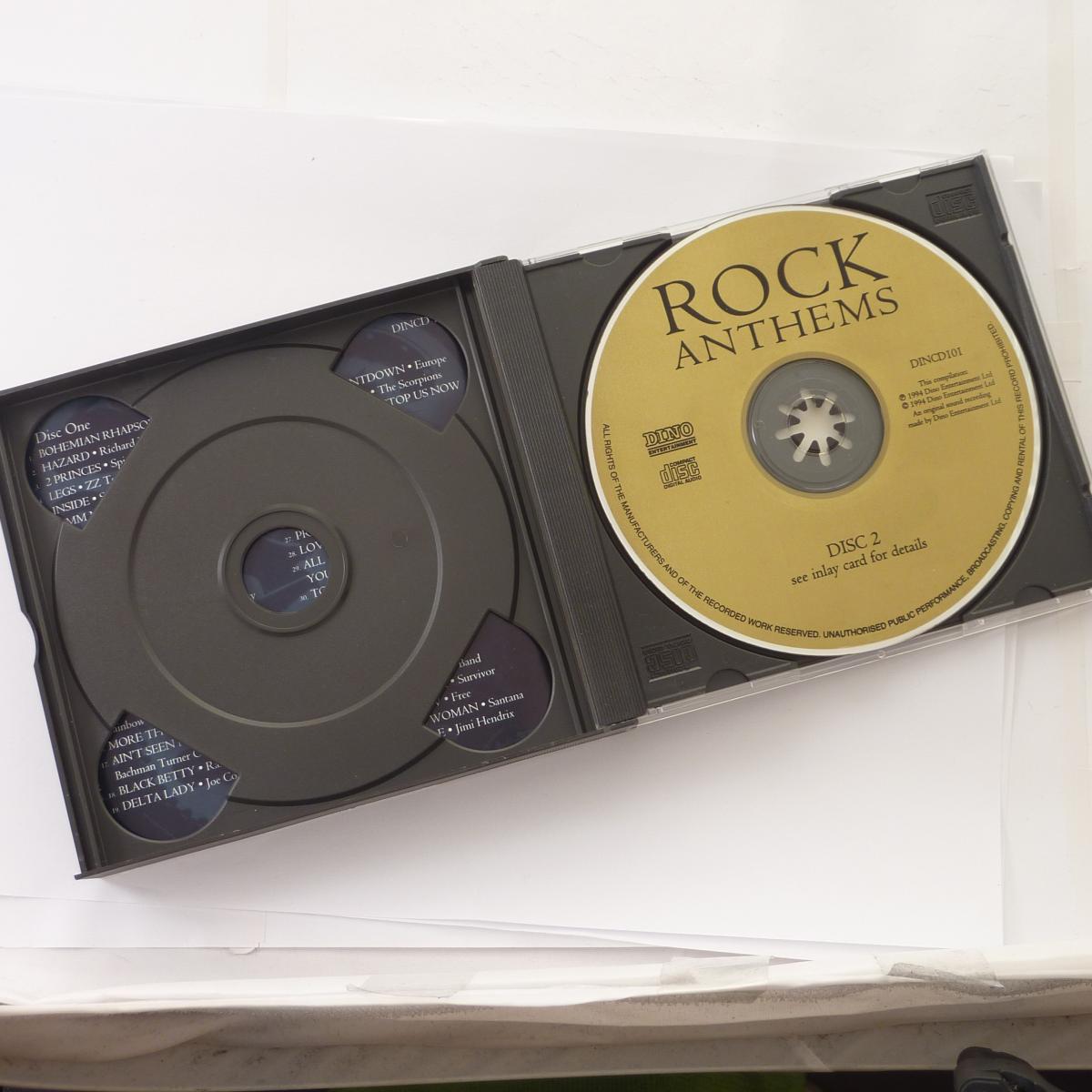 Various Rock Anthems 2 × CD Compilation Stereo ODC