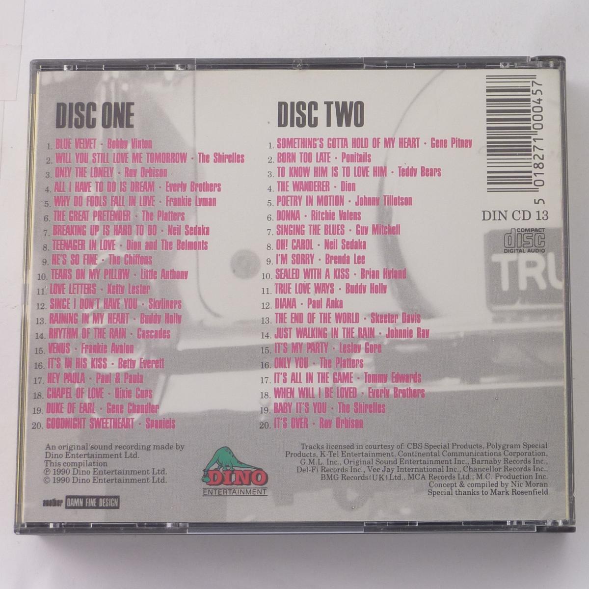 Various Rock 'N' Roll Love Songs 2 × CD Compilation MPO