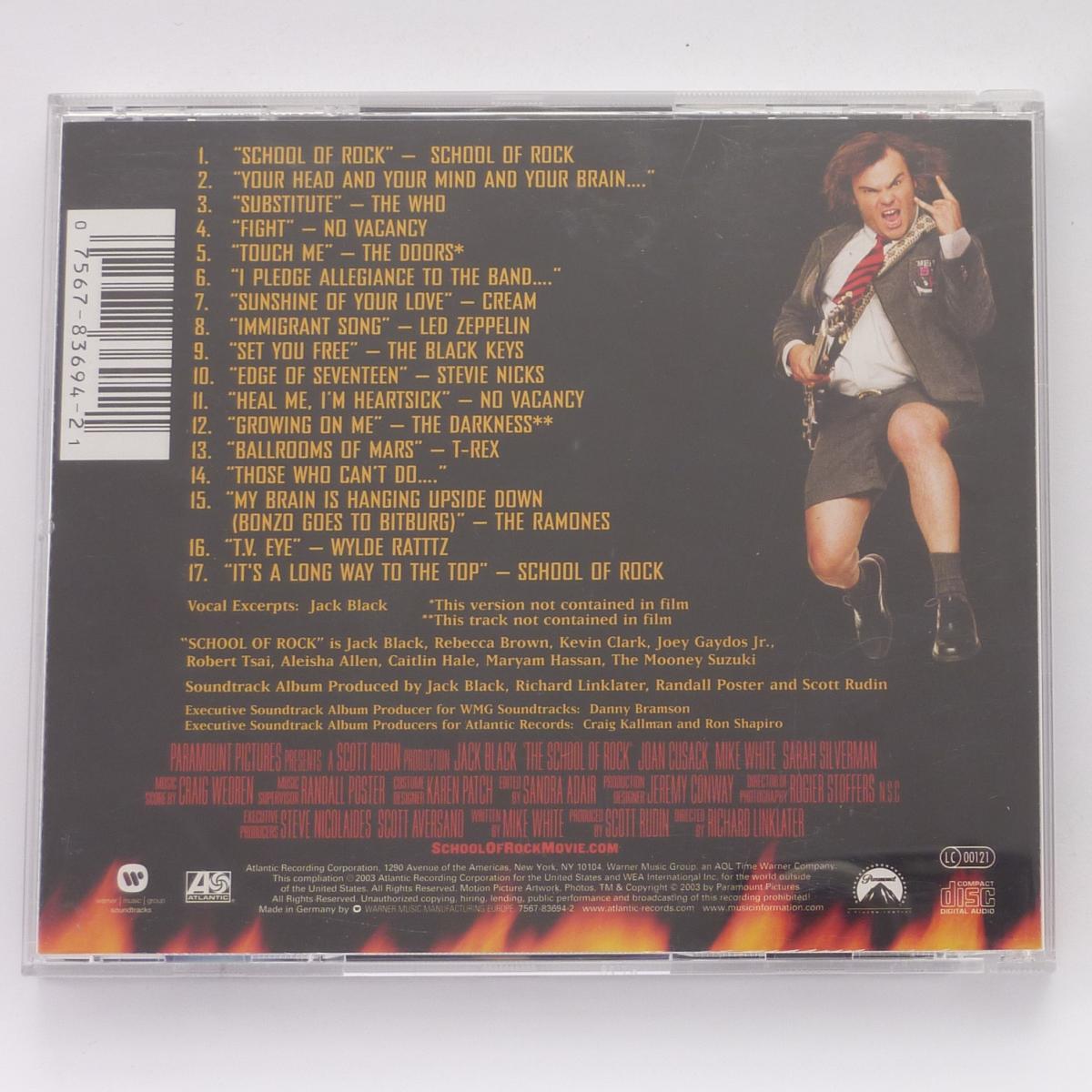 Various School Of Rock (Music From And Inspired By The Motion Picture) CD Compilation