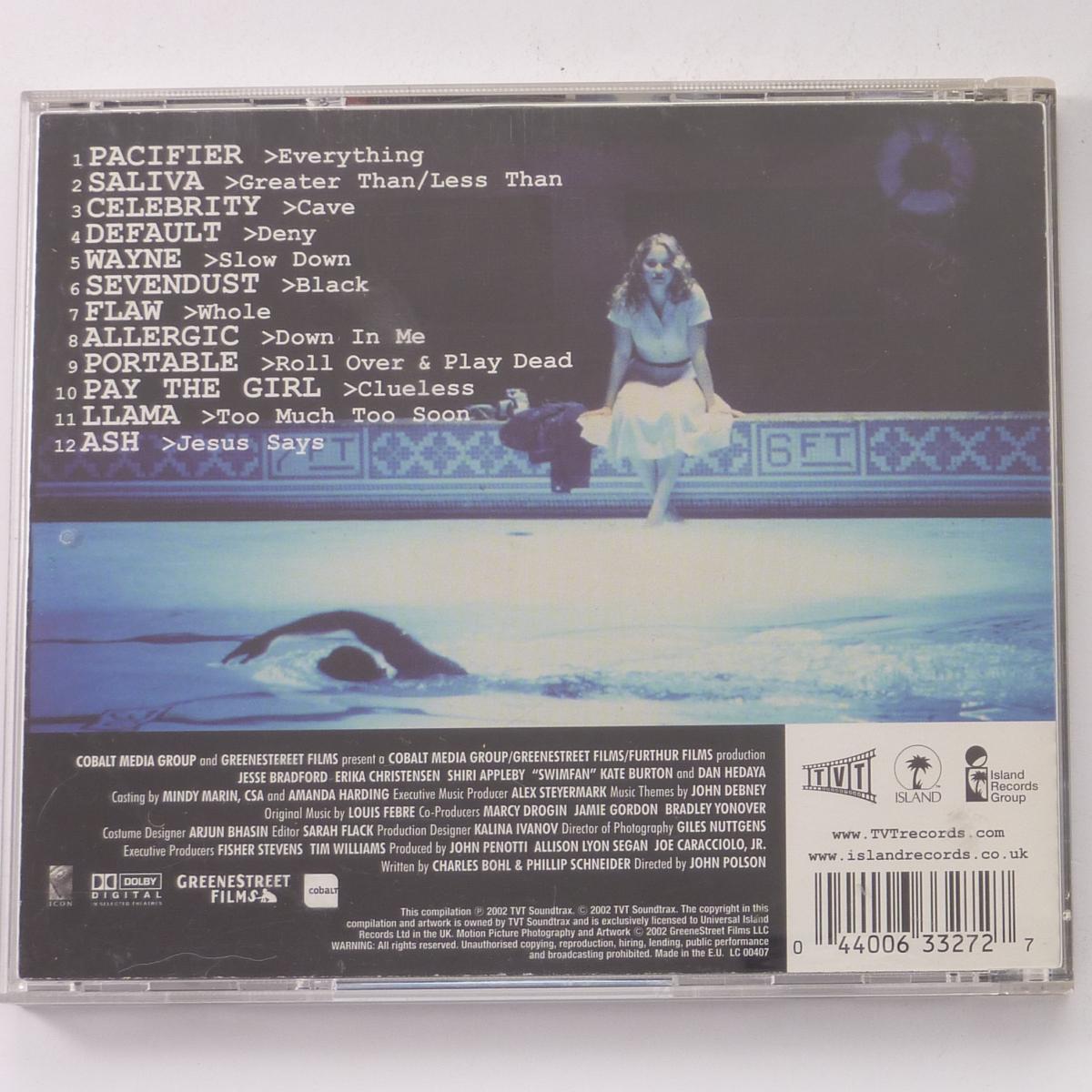 Various Swimfan - Original Motion Picture Soundtrack CD Compilation