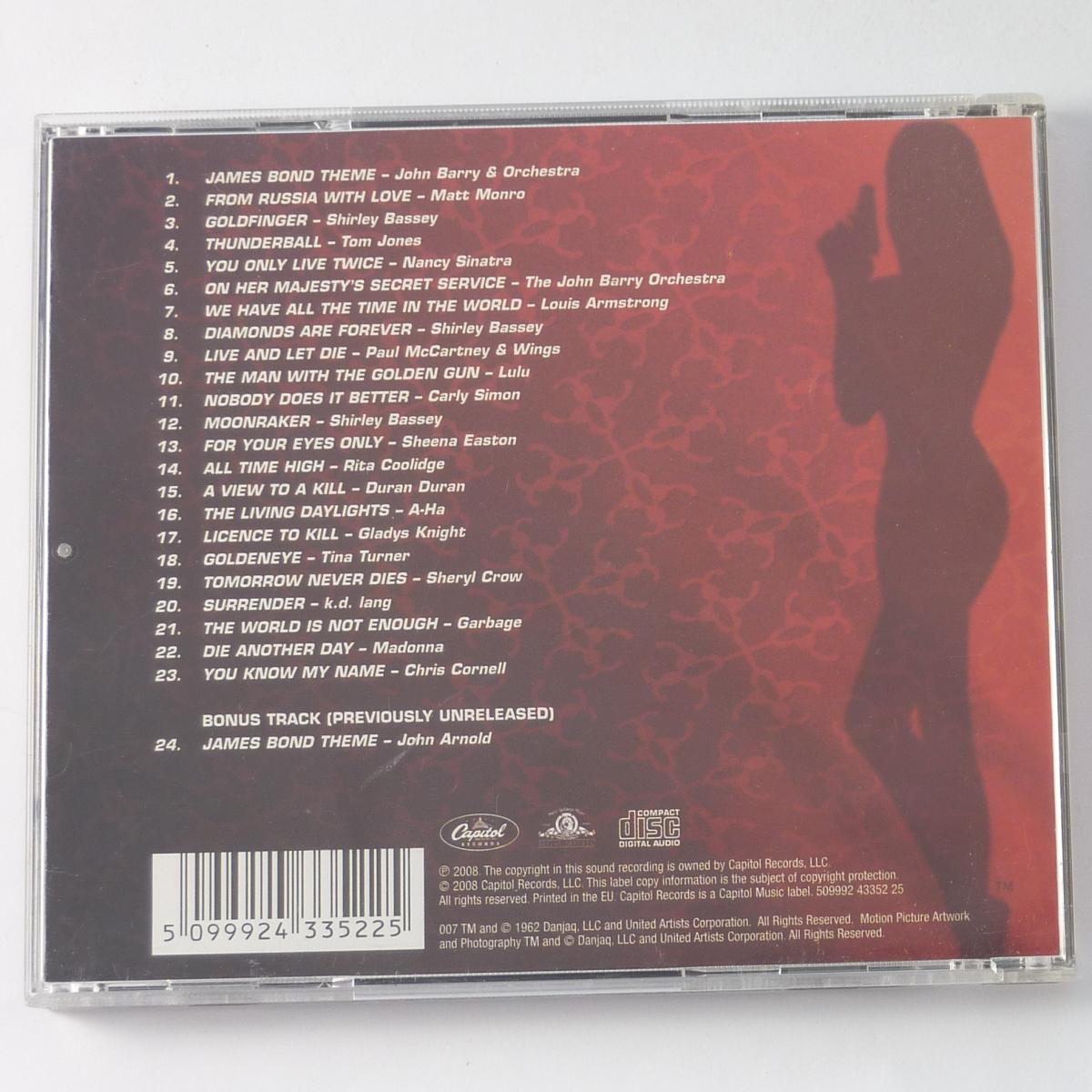 Various The Best Of Bond ...James Bond CD Compilation