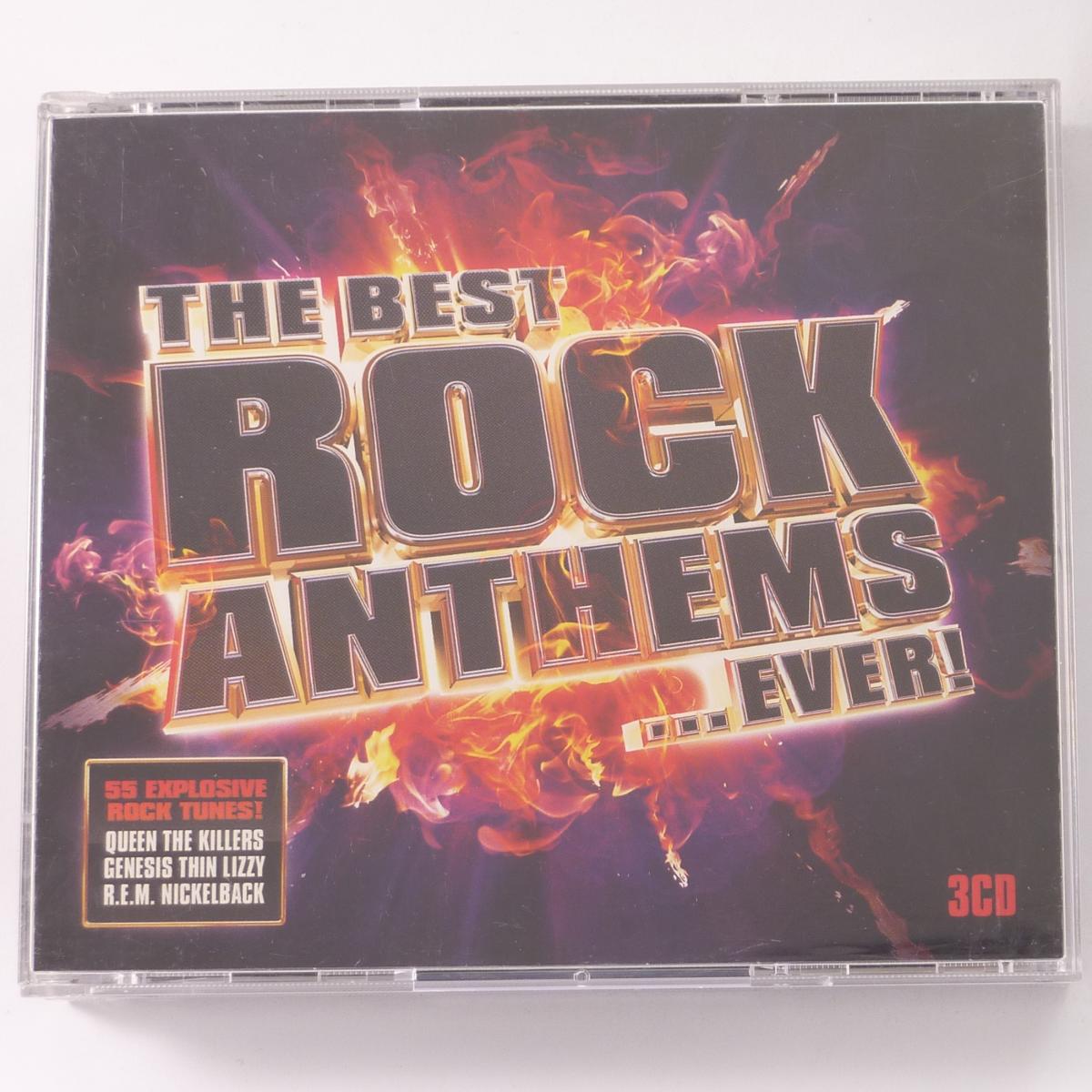 Various The Best Rock Anthems Ever! 3 × CD Compilation