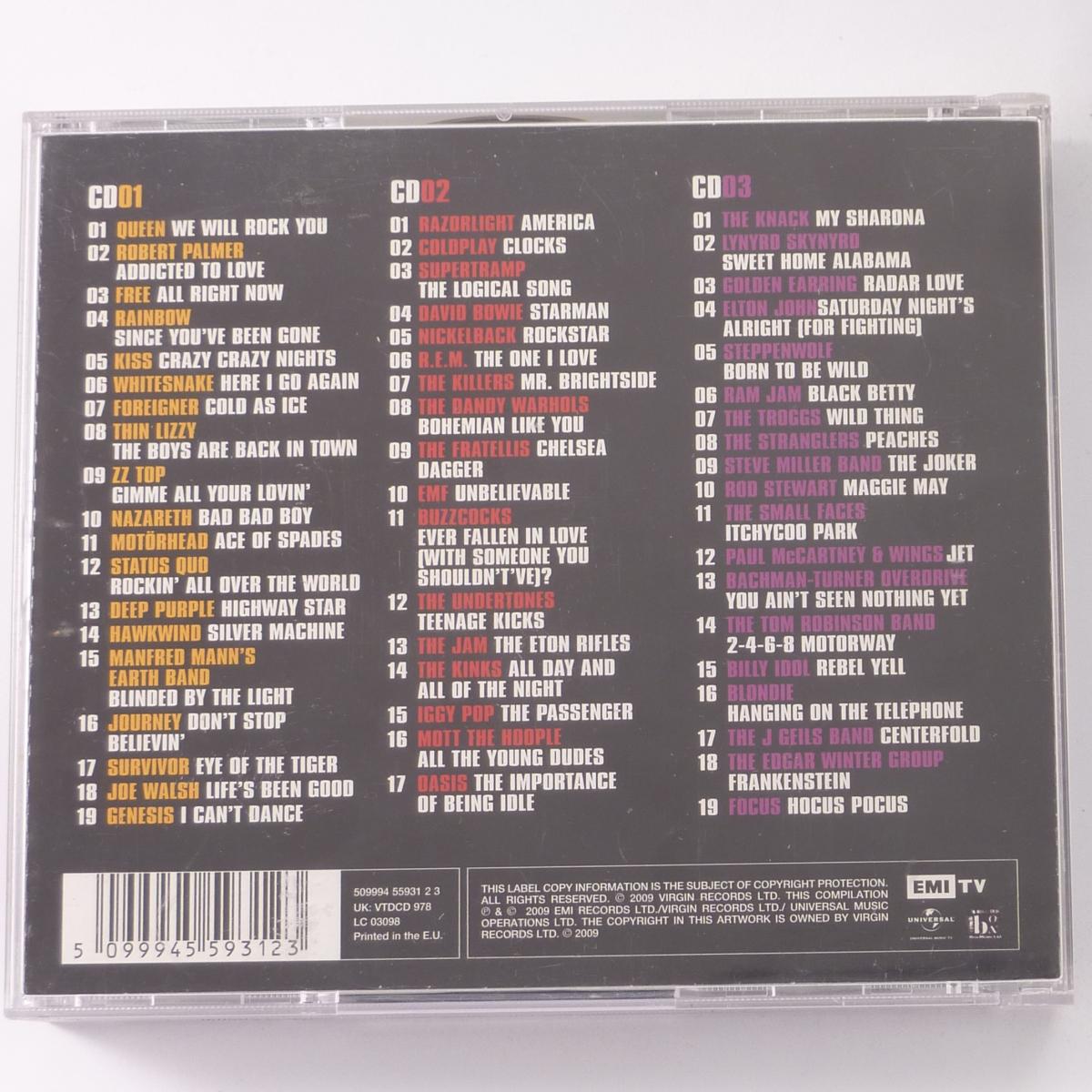 Various The Best Rock Anthems Ever! 3 × CD Compilation