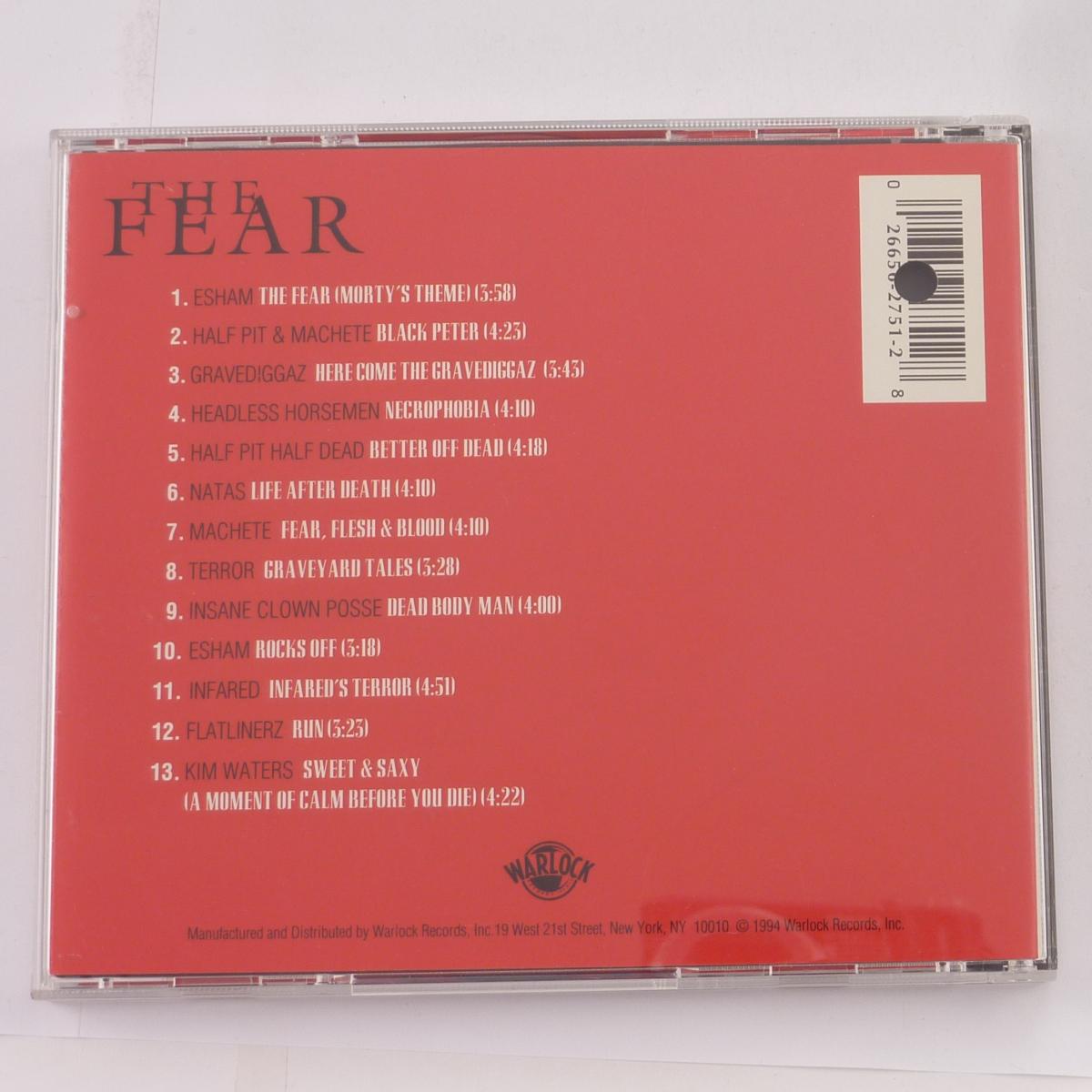 Various The Fear (Original Motion Picture Soundtrack) CD Compilation Promo