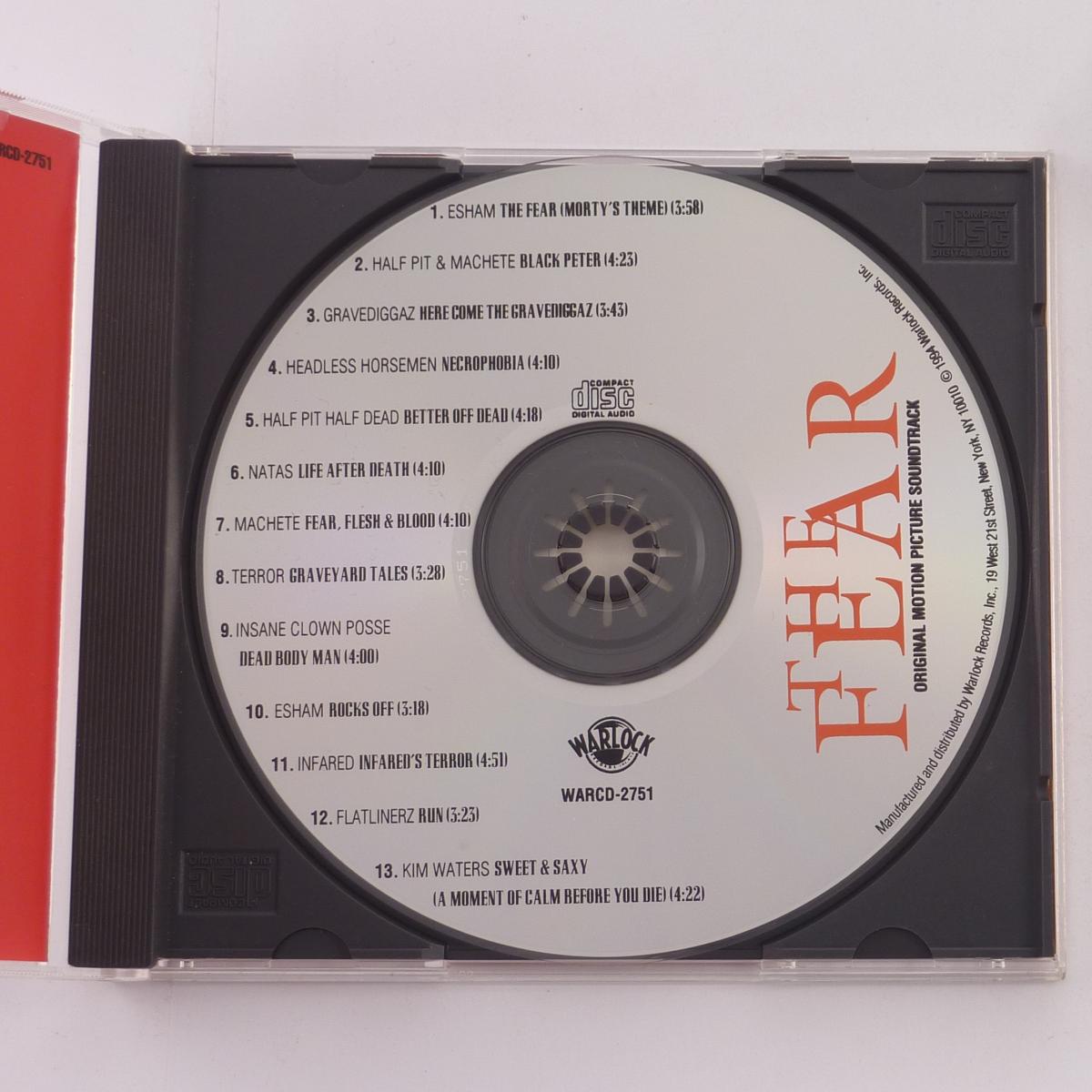Various The Fear (Original Motion Picture Soundtrack) CD Compilation Promo