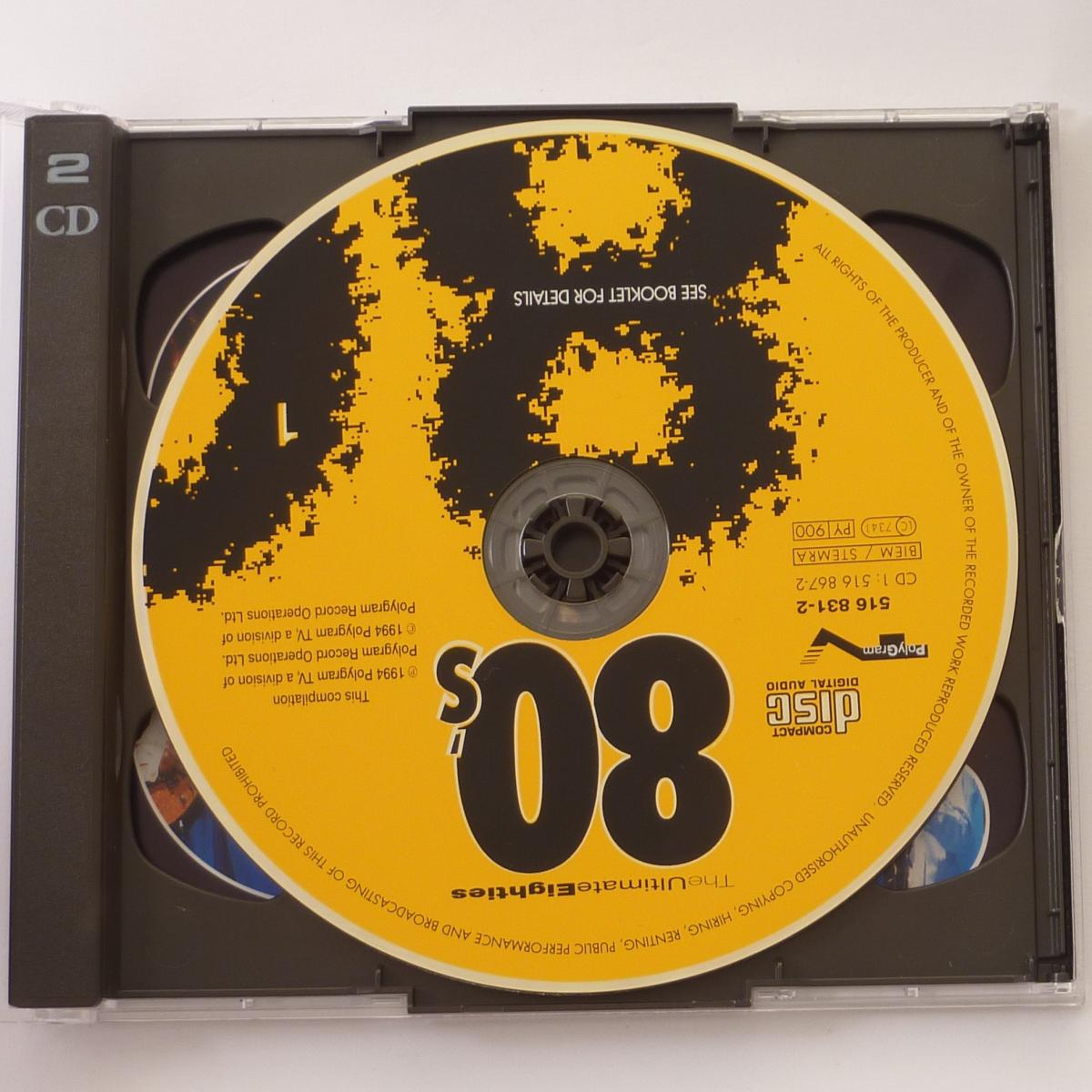 Various The Ultimate Eighties (The Album Of The Decade) 2 × CD Compilation