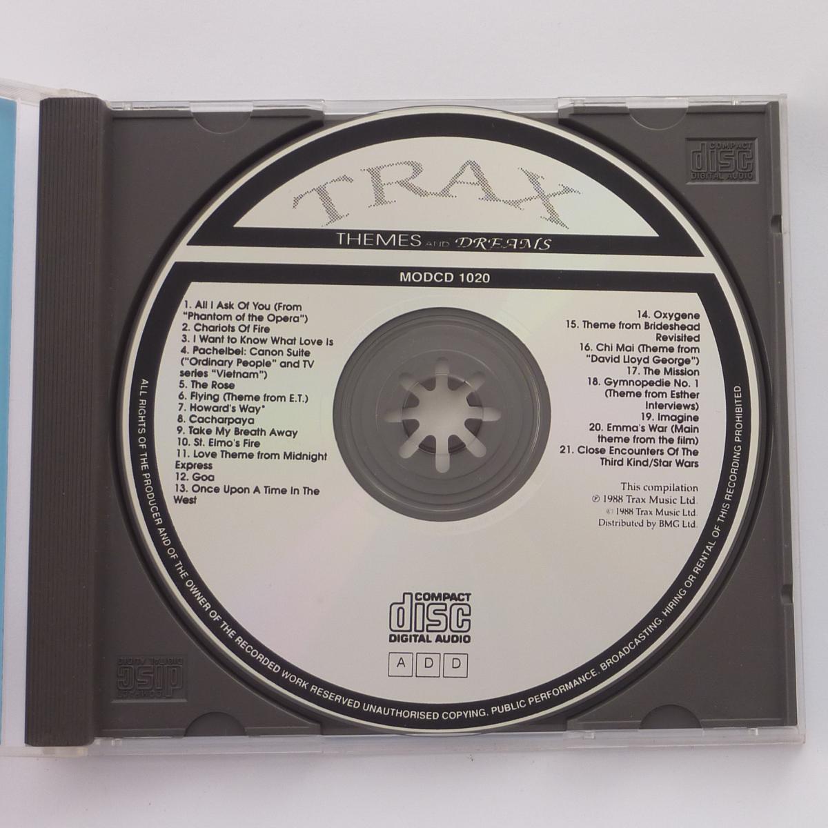 Various Themes And Dreams - A Collection Of The Most Popular Themes From Film And TV CD Compilation