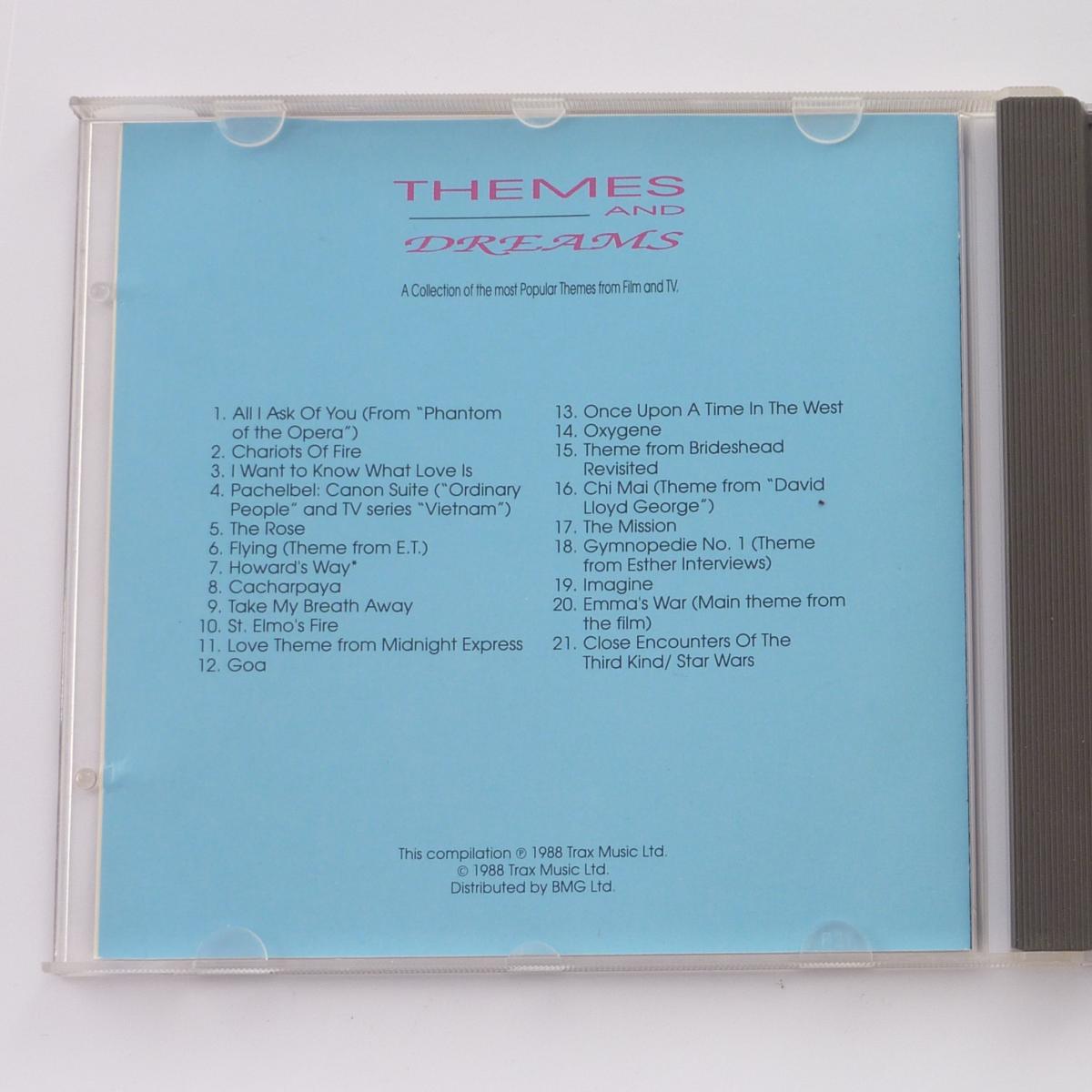 Various Themes And Dreams - A Collection Of The Most Popular Themes From Film And TV CD Compilation