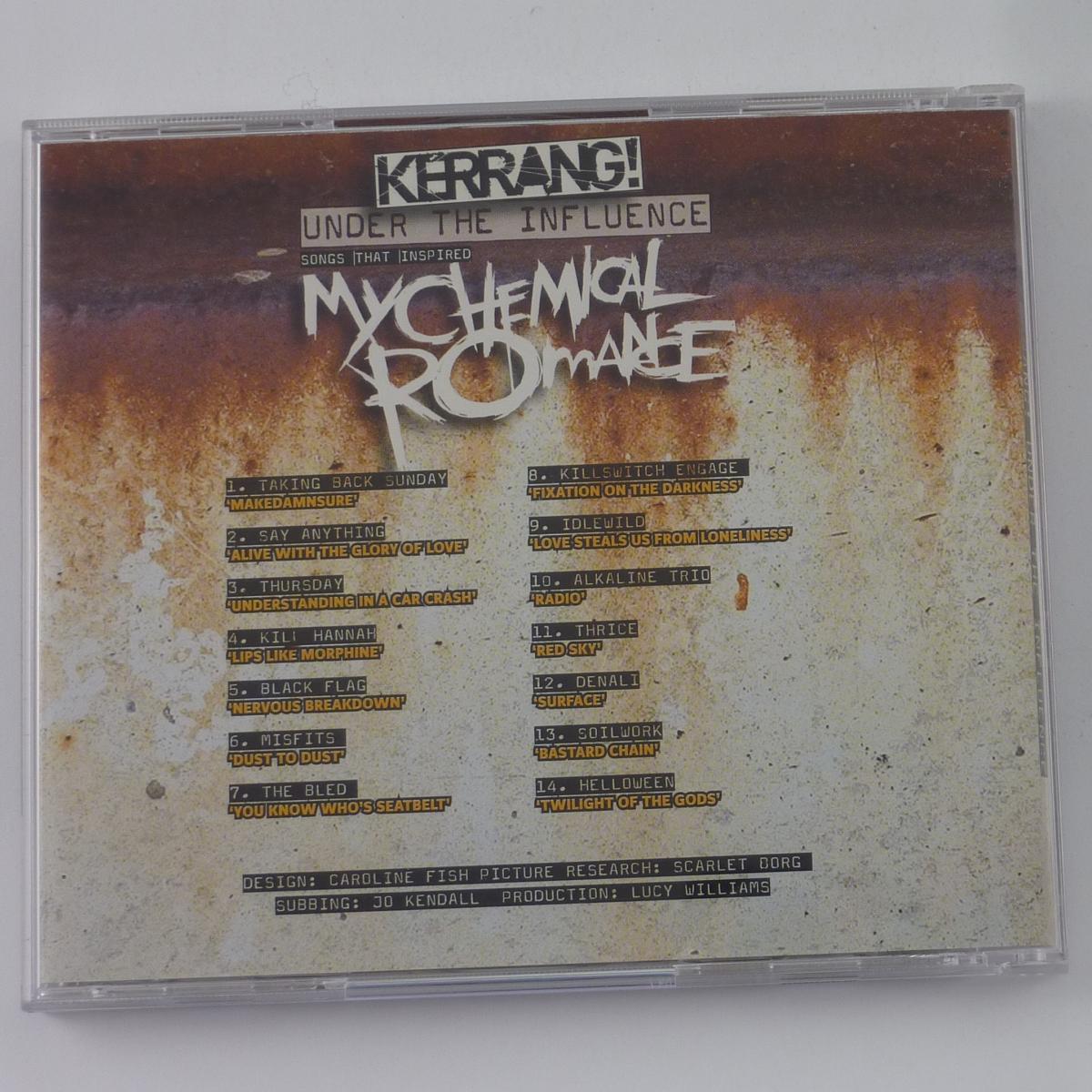 Various Under The Influence - Songs That Inspired My Chemical Romance CD Compilation