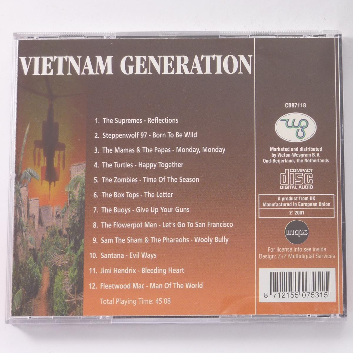 Various Vietnam Generation CD Compilation