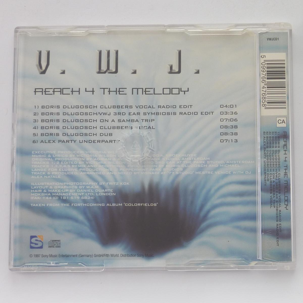 Victoria Wilson James Reach 4 The Melody CD Single